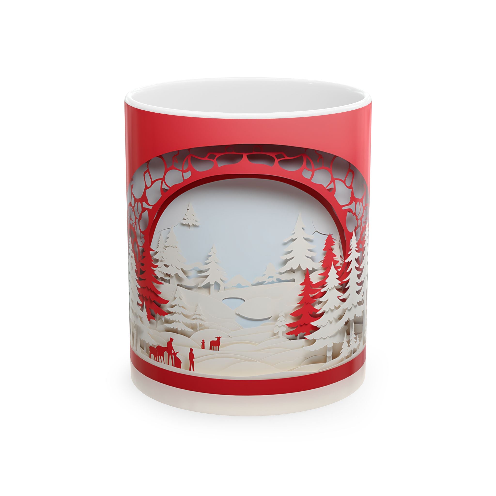 Winter Wonderland Papercut Mug