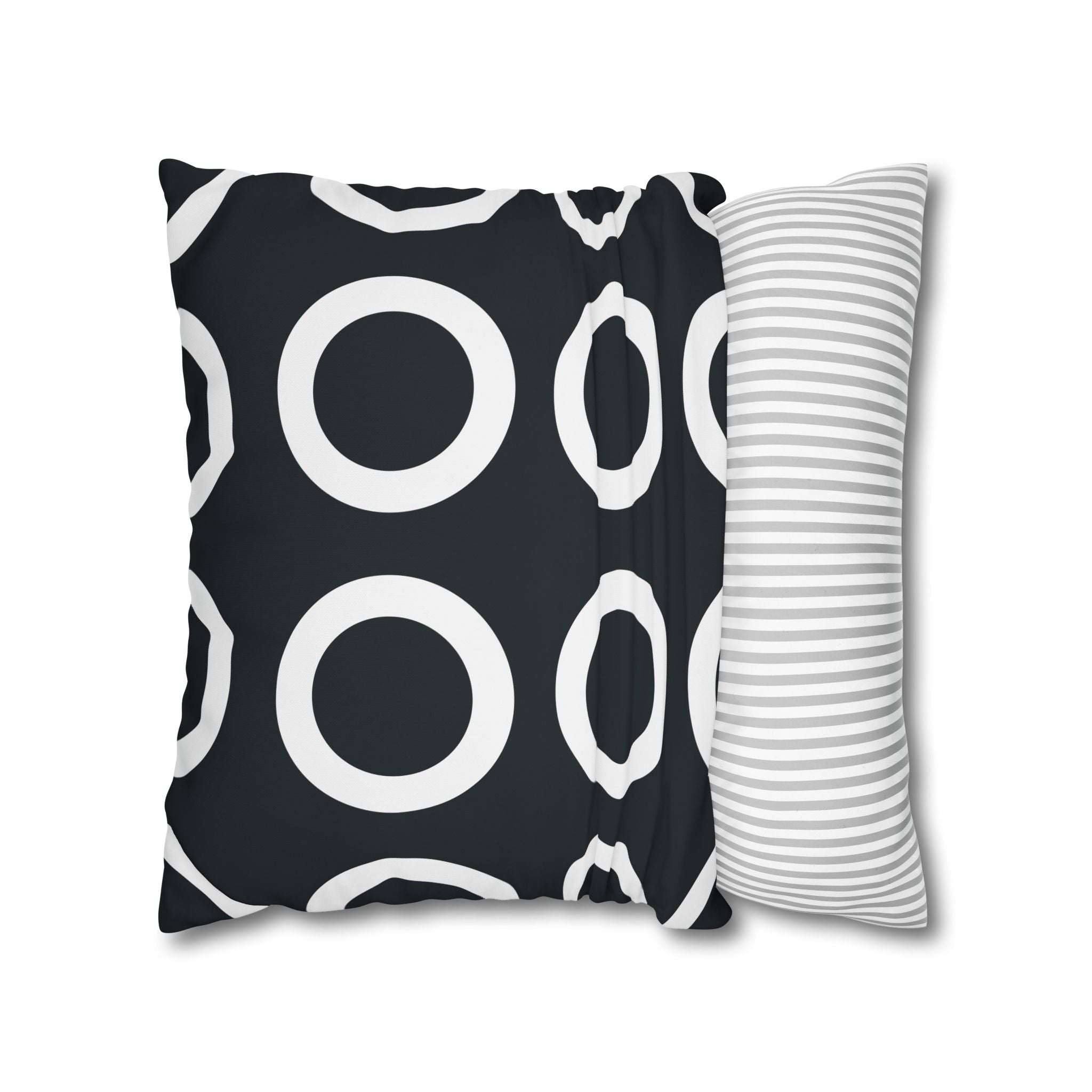 Navy Blue & White Dot Pillowcase