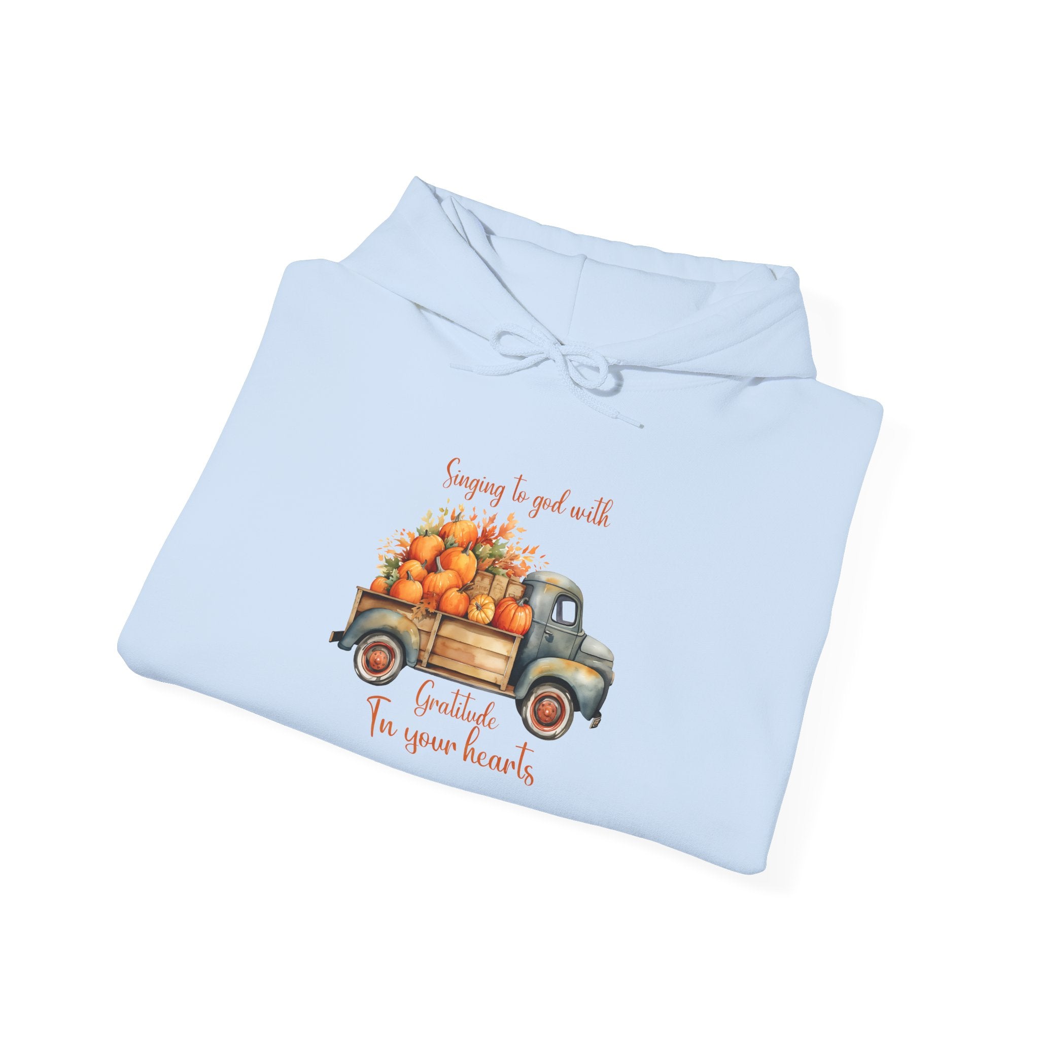 Harvest Truck Thanksgiving Hoodie