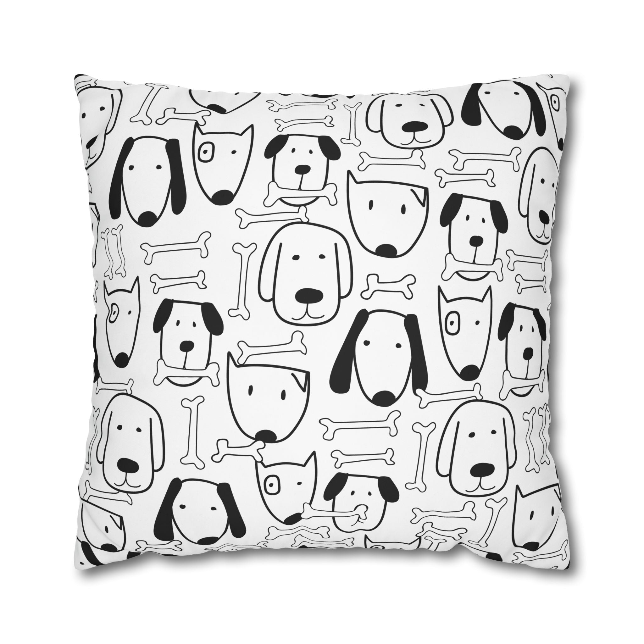 Cute Puppy Bone Pillowcase - Kids'