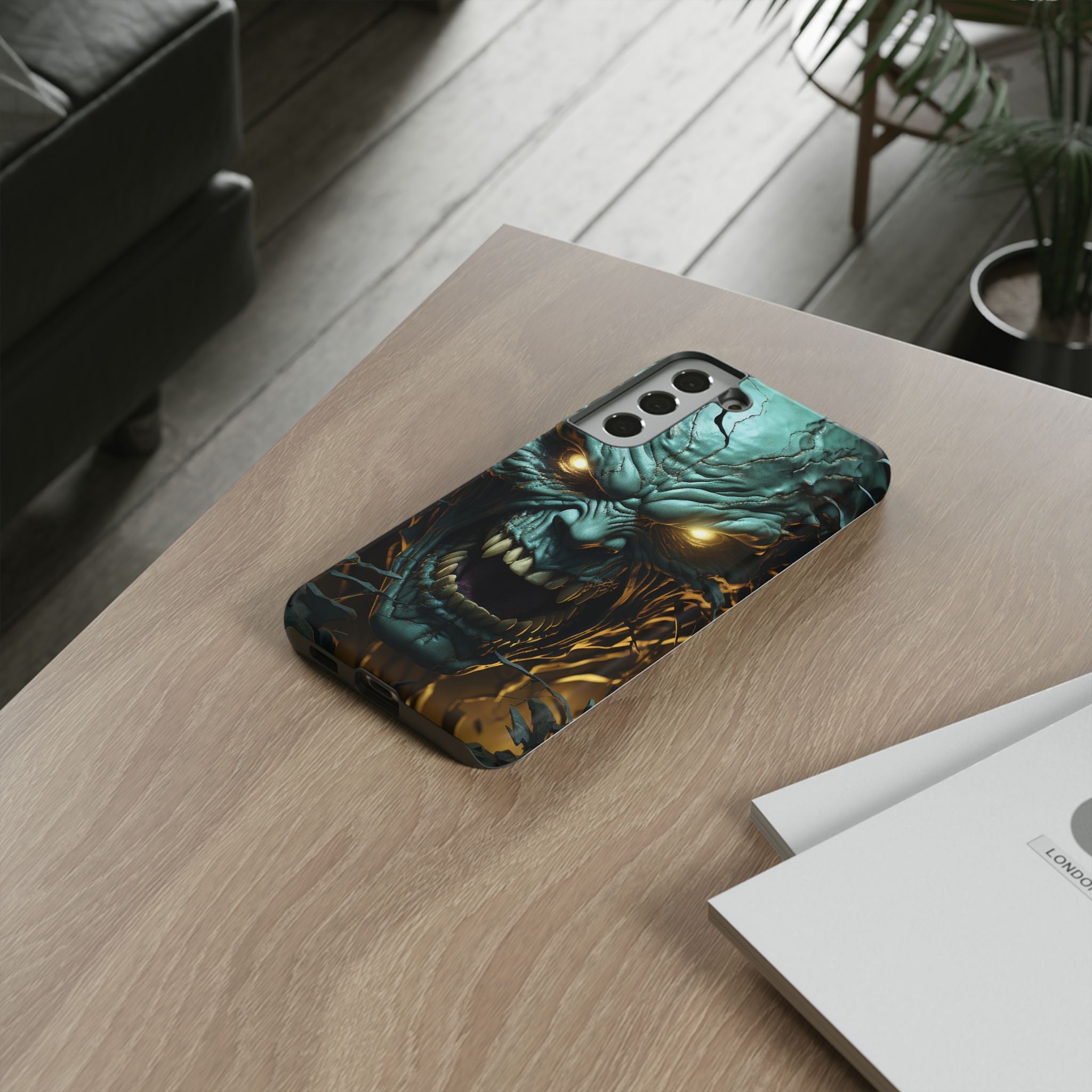 Monster Face Samsung Case - Horror Phone Cover