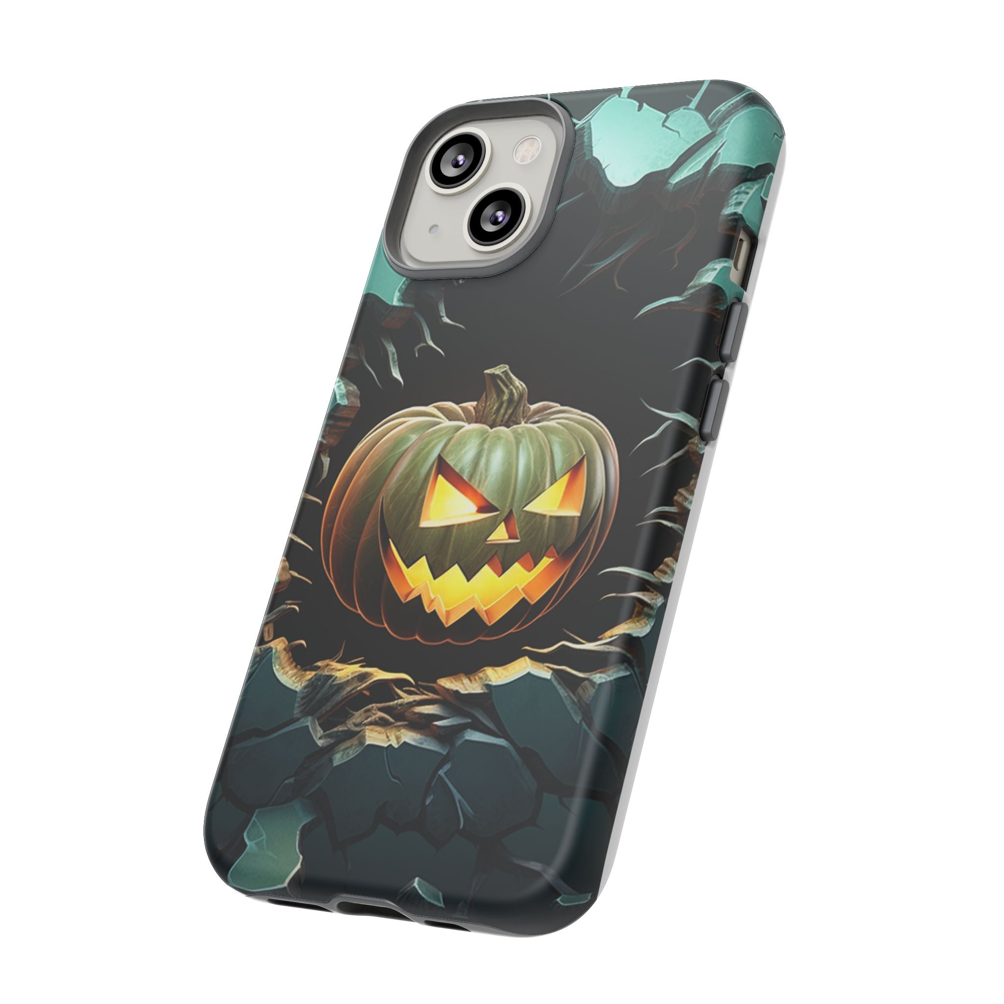 Spooky Jack-o'-Lantern Hexagon iPhone Case