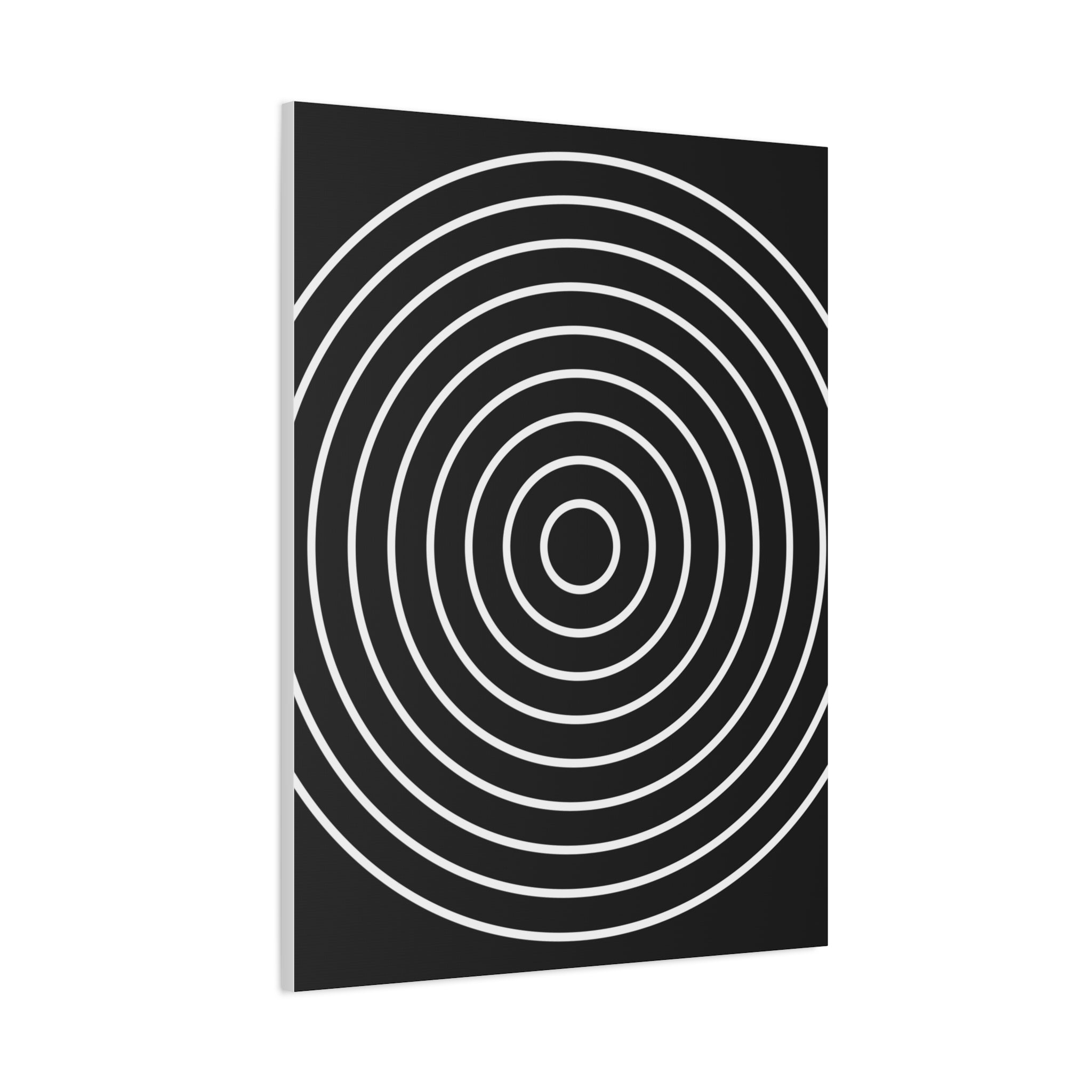 Abstract Concentric Circles Canvas Art