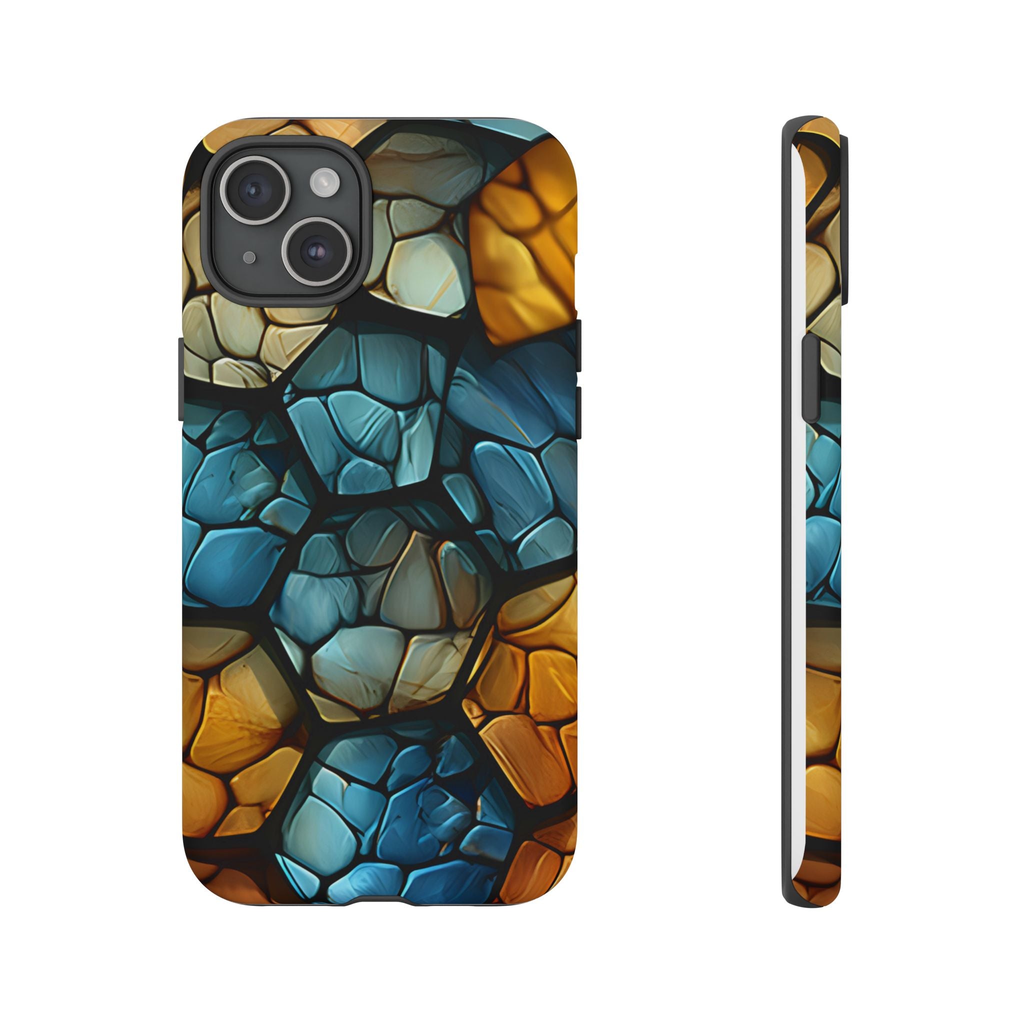 Abstract Stone Mosaic iPhone Case