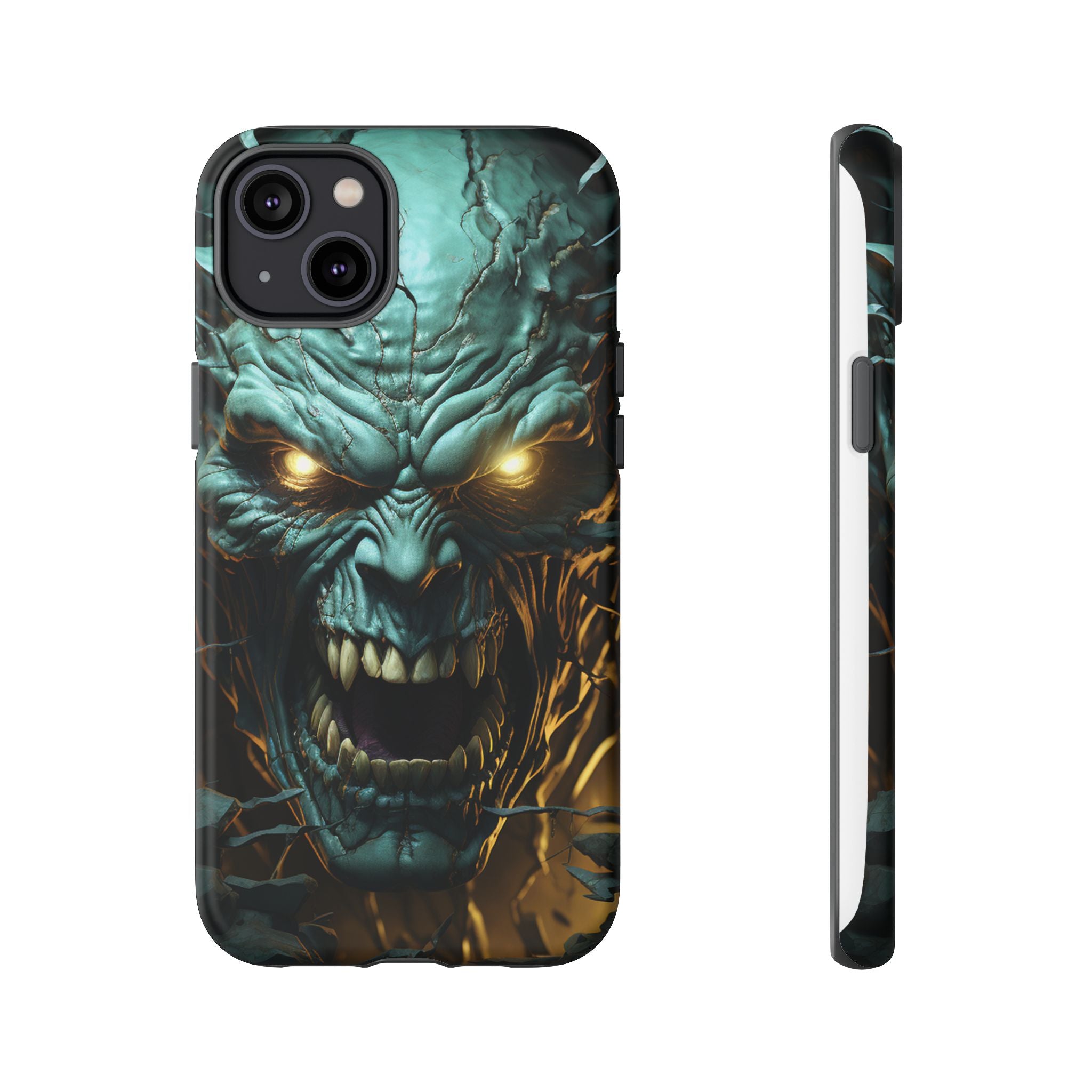 Monstrous Roar Hexagon Stone iPhone Case