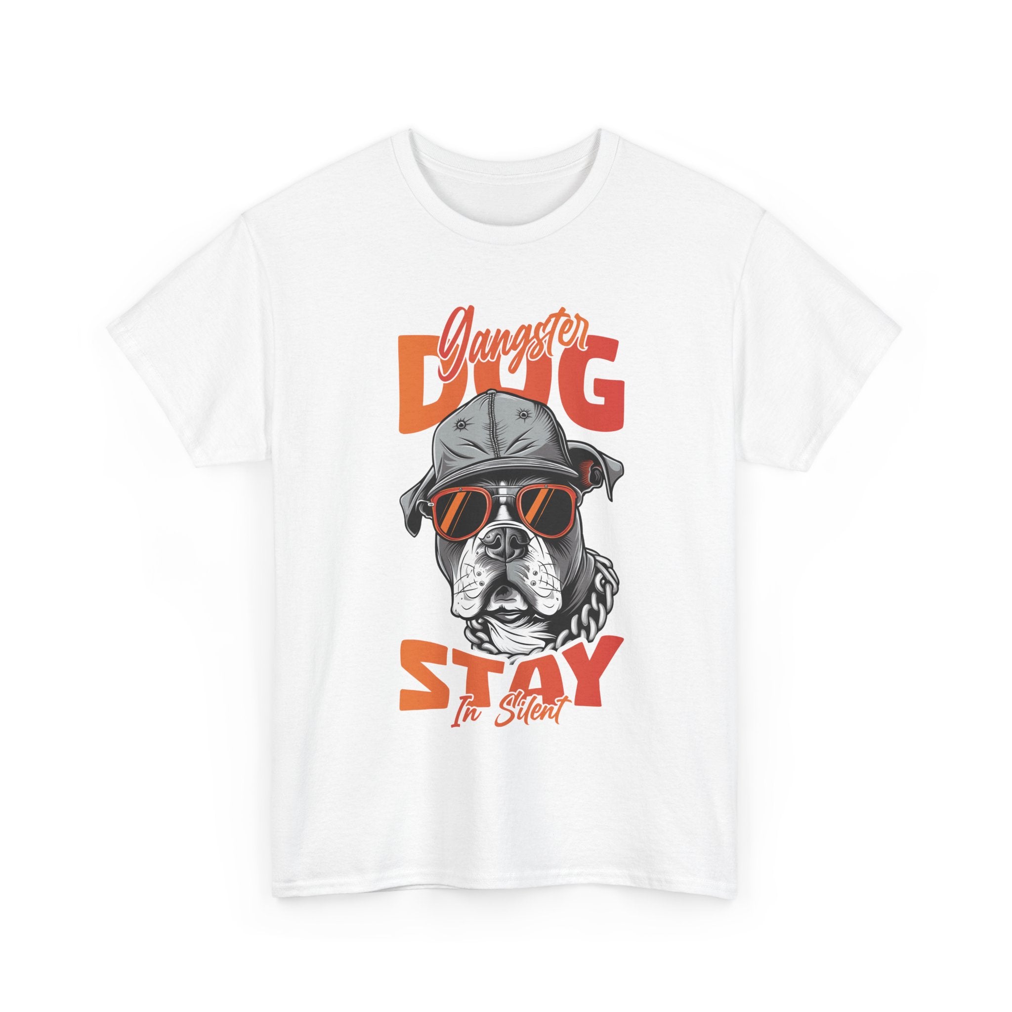 Gangster Dog T-Shirt: Stay Silent