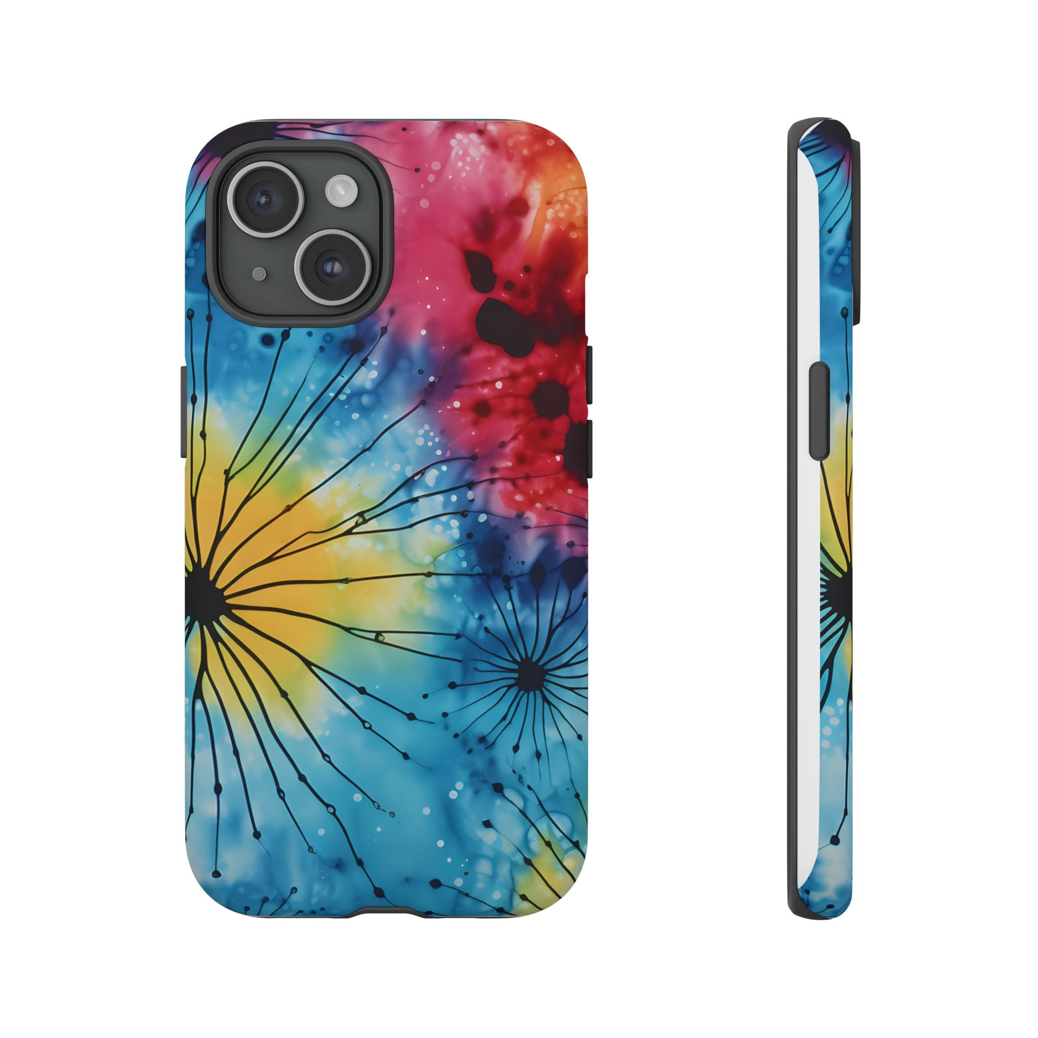 Cosmic Bloom Hexagon Stone iPhone Case