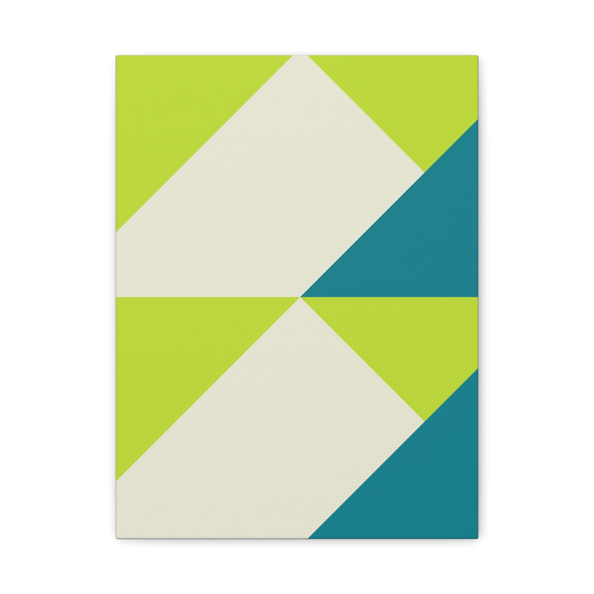 Geometric Triangle Canvas Wall Art