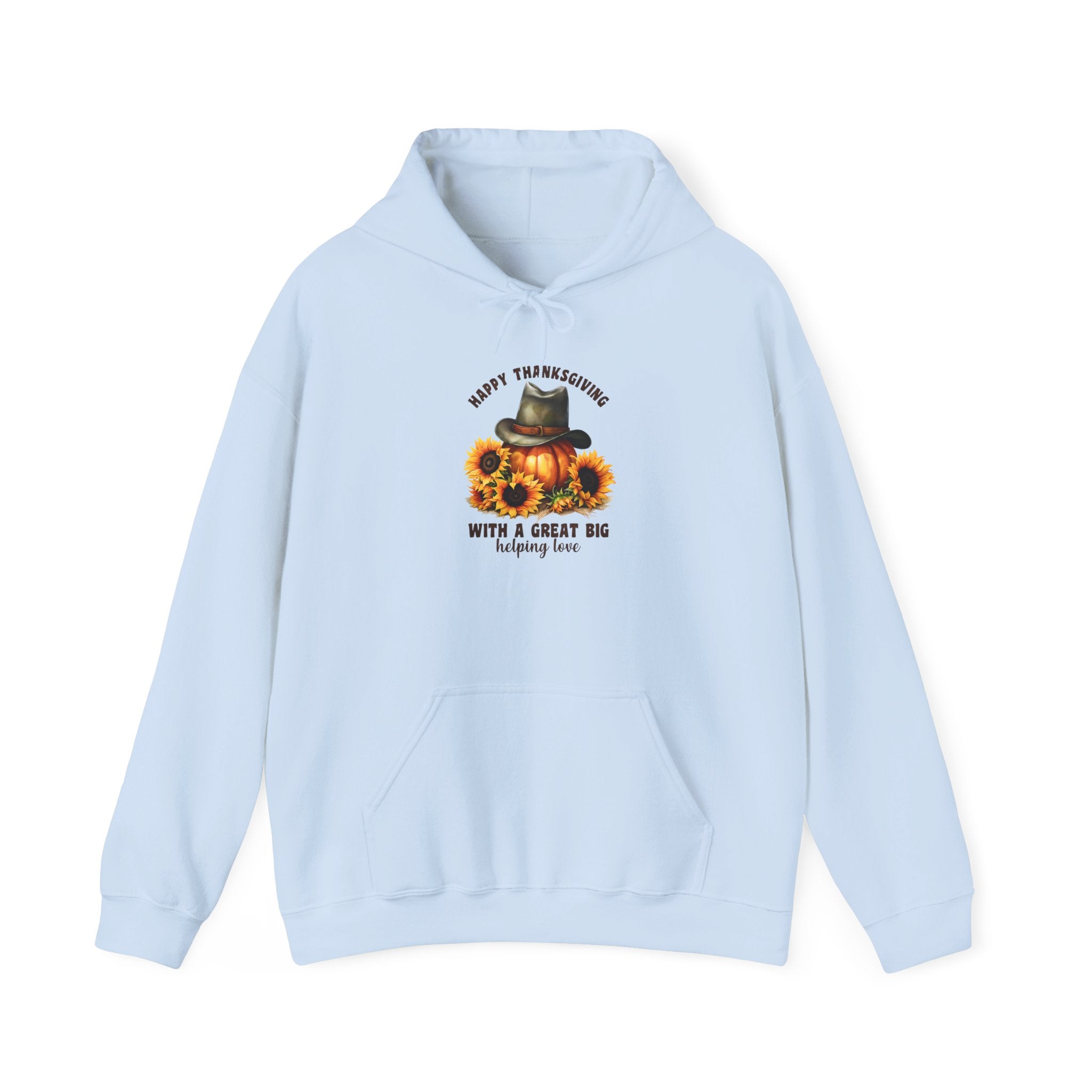 Happy Thanksgiving Cowboy Pumpkin Hoodie