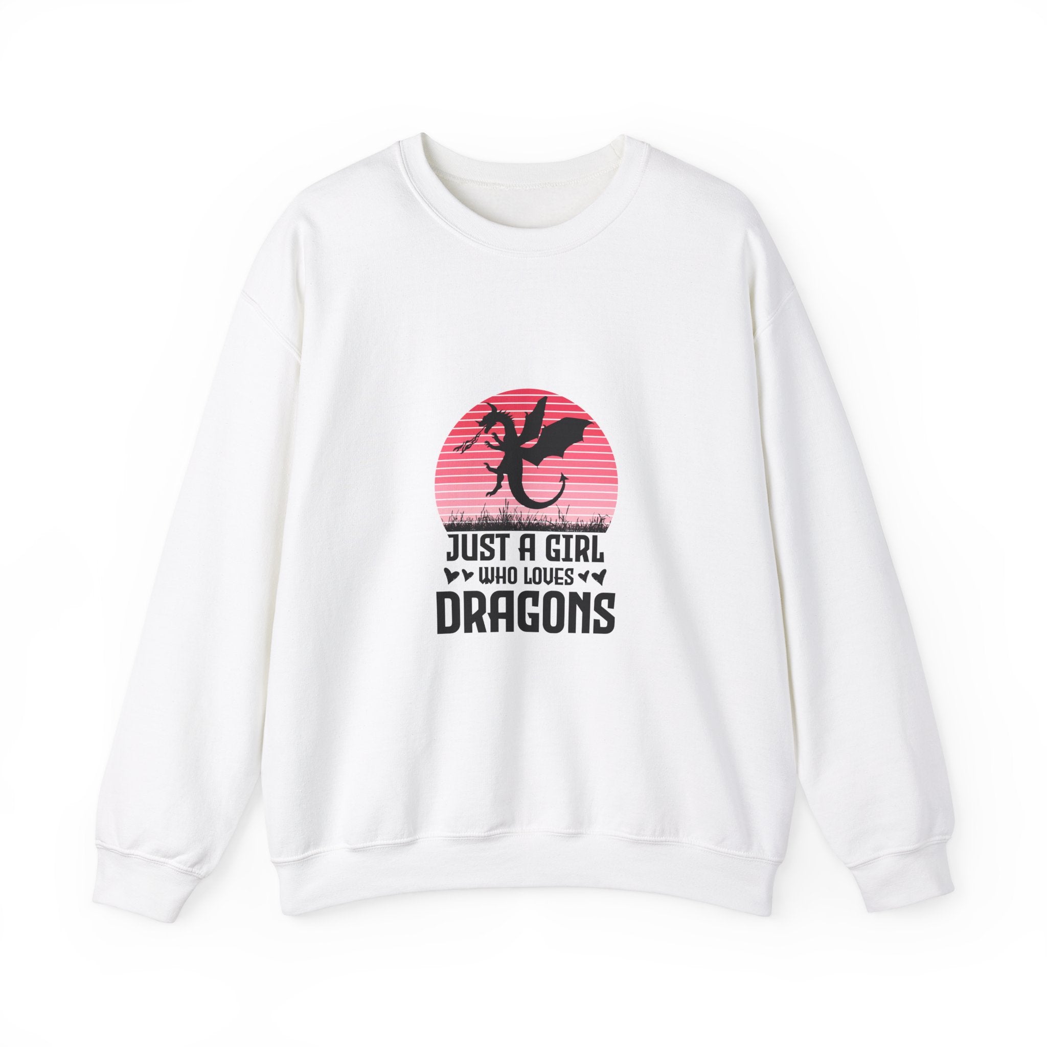 Pink Sunset Dragon Sweatshirt