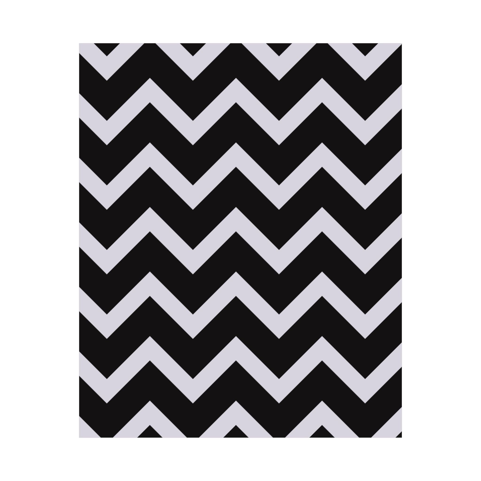 Modern Chevron Zigzag Geometric Poster