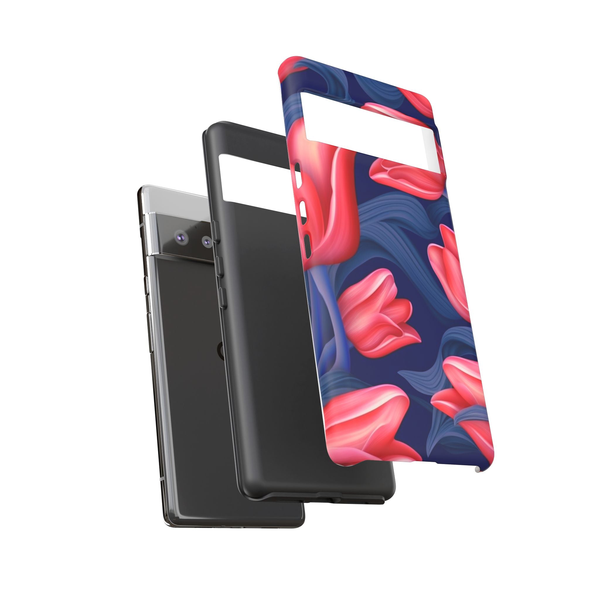 Vibrant Red Tulips Google Pixel Case (All Models)