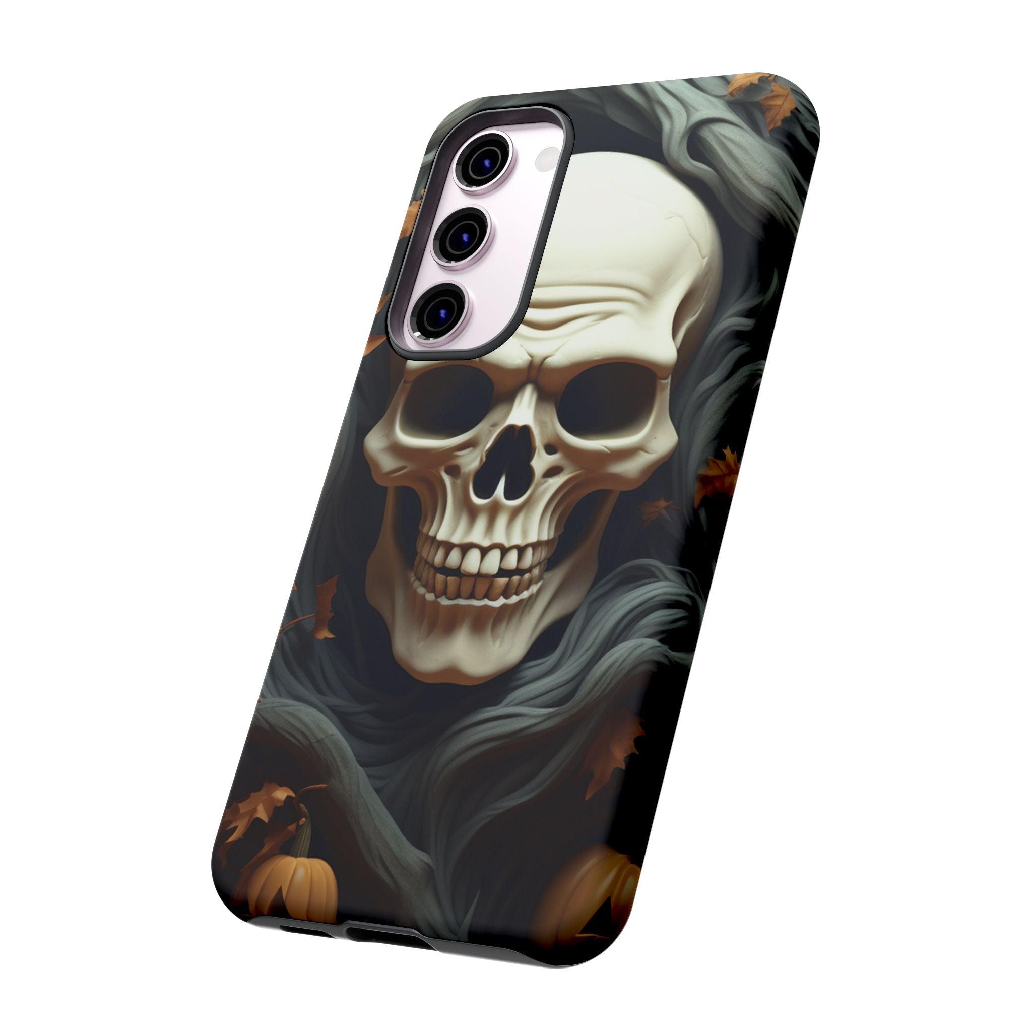 Spooky Skull Samsung Case: Halloween Edition