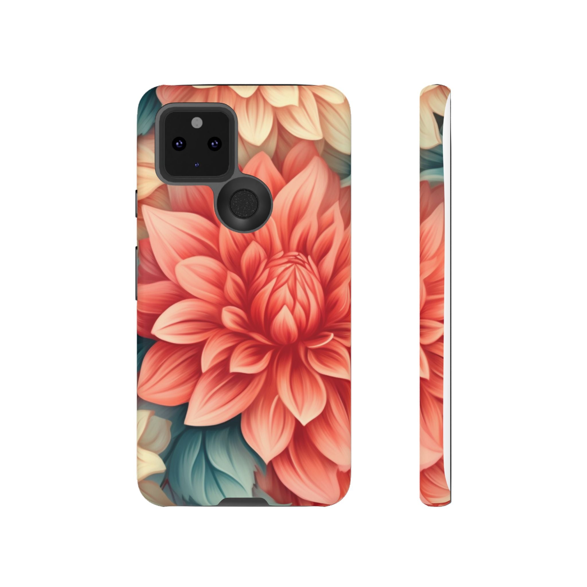 Coral Dahlia Google Pixel Case (All Models)