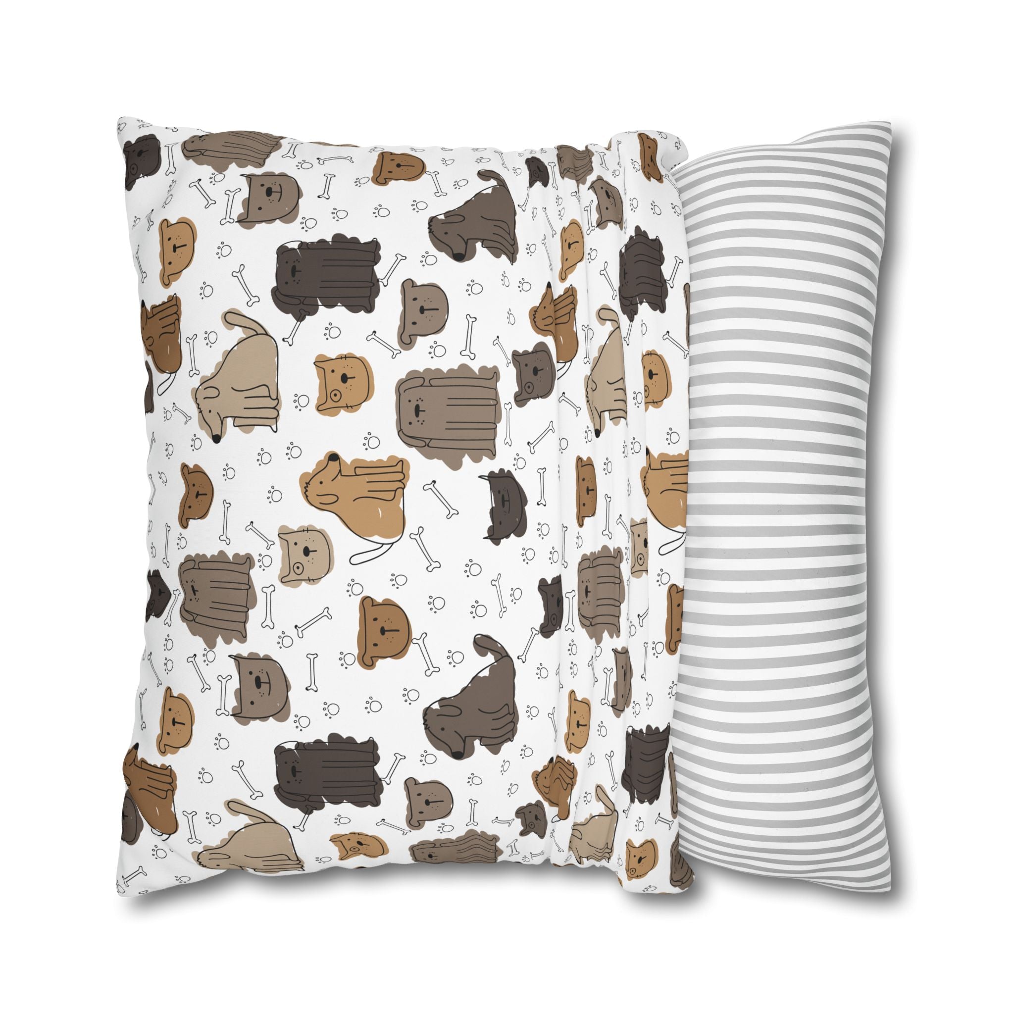 Cute Dog & Cat Pillowcase for Kids