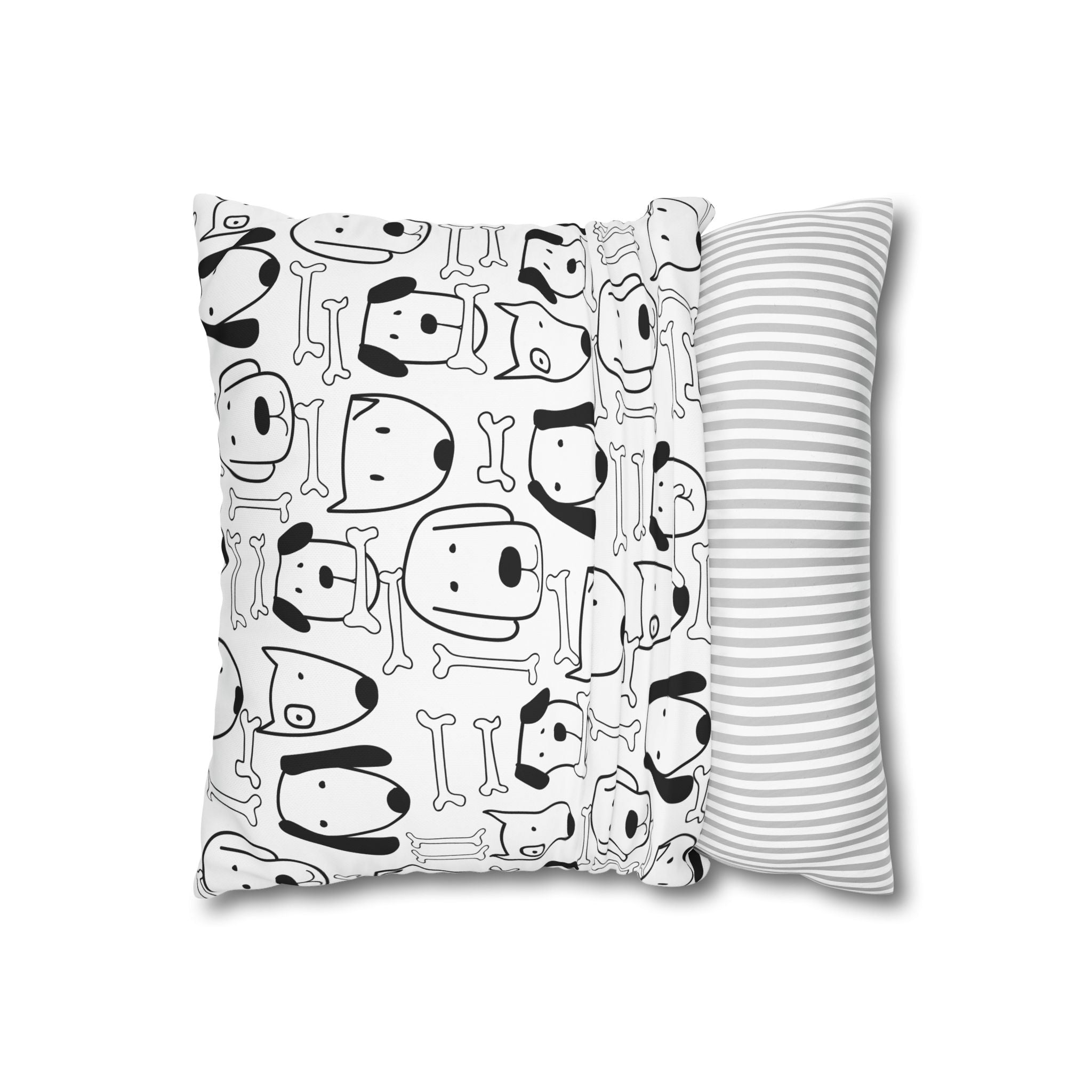 Cute Puppy Bone Pillowcase - Kids'