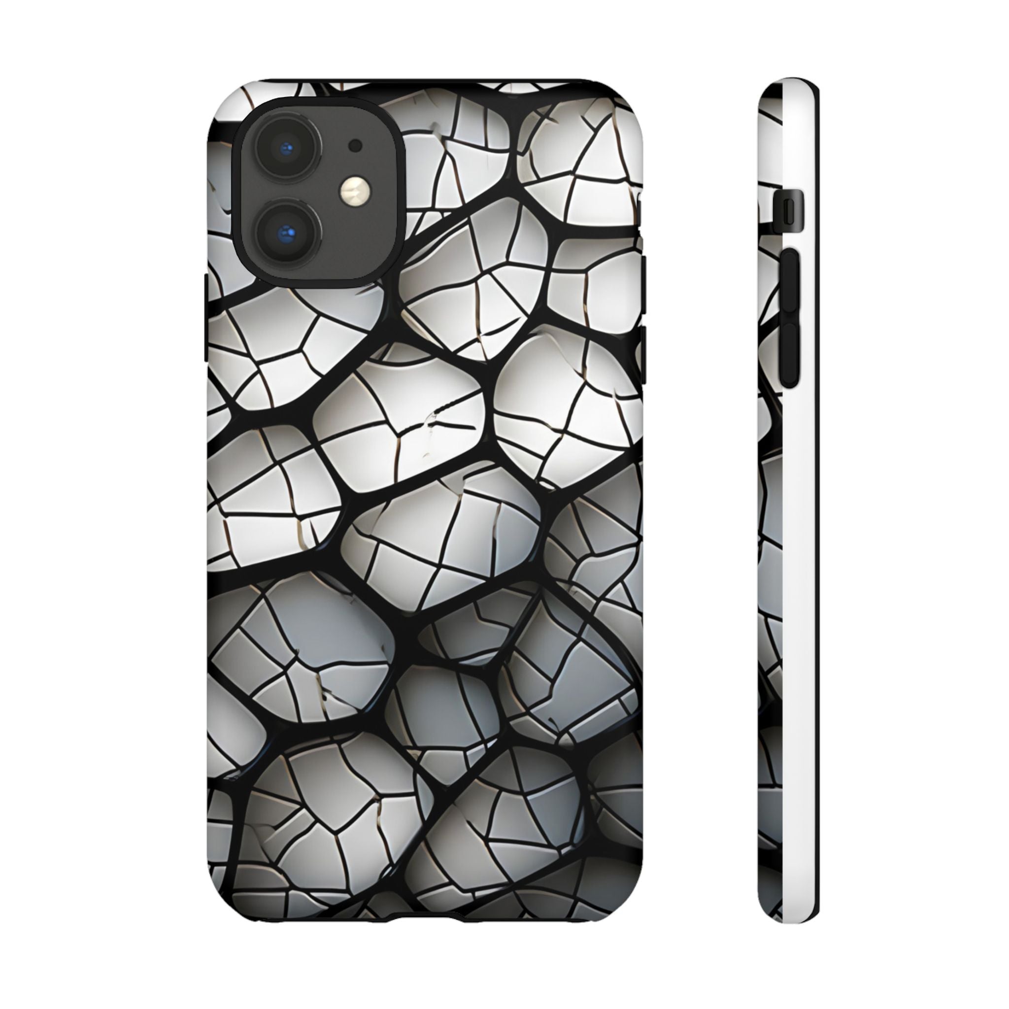 Abstract Mosaic iPhone Case - Textured & Chic