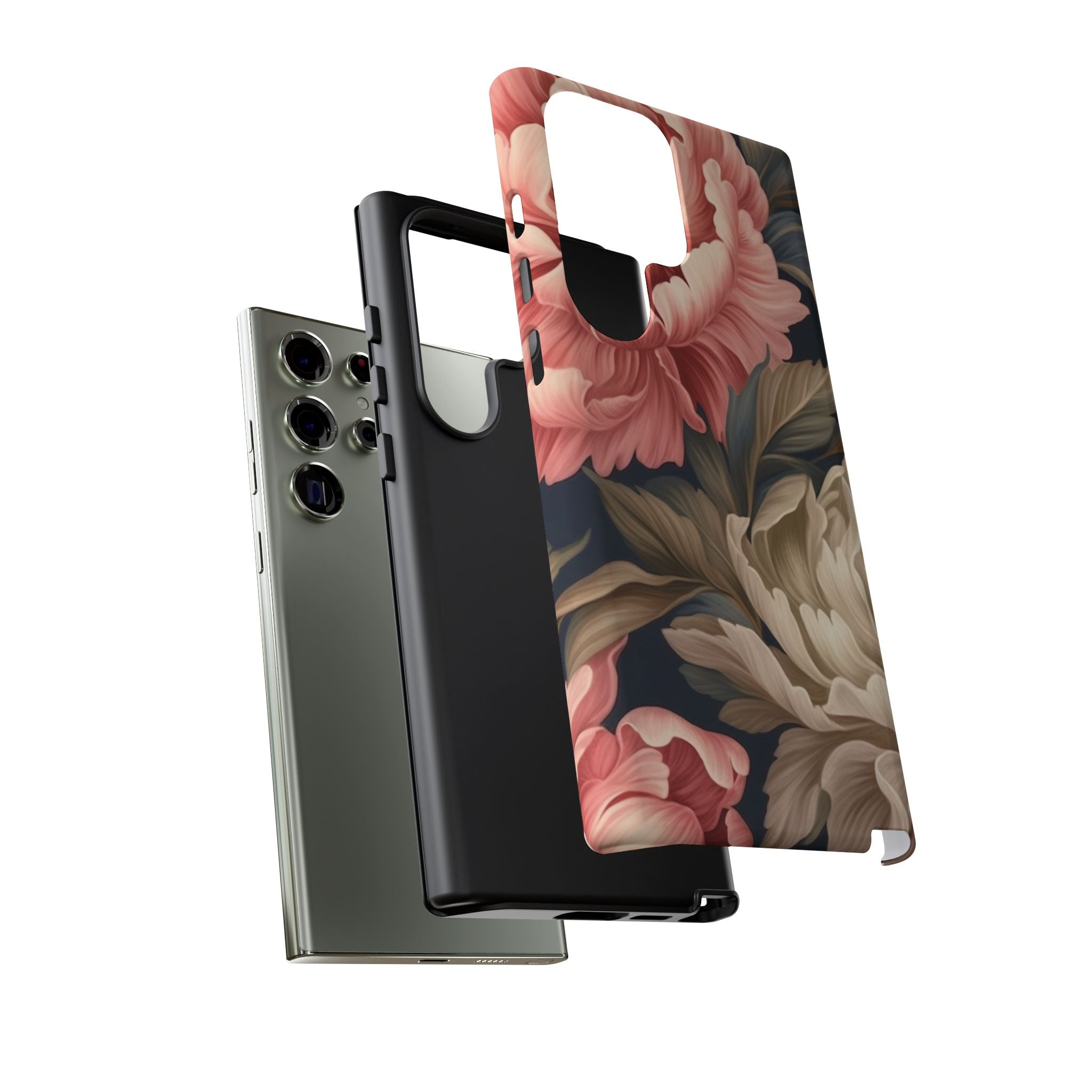 Blush Peony Floral Samsung Phone Case