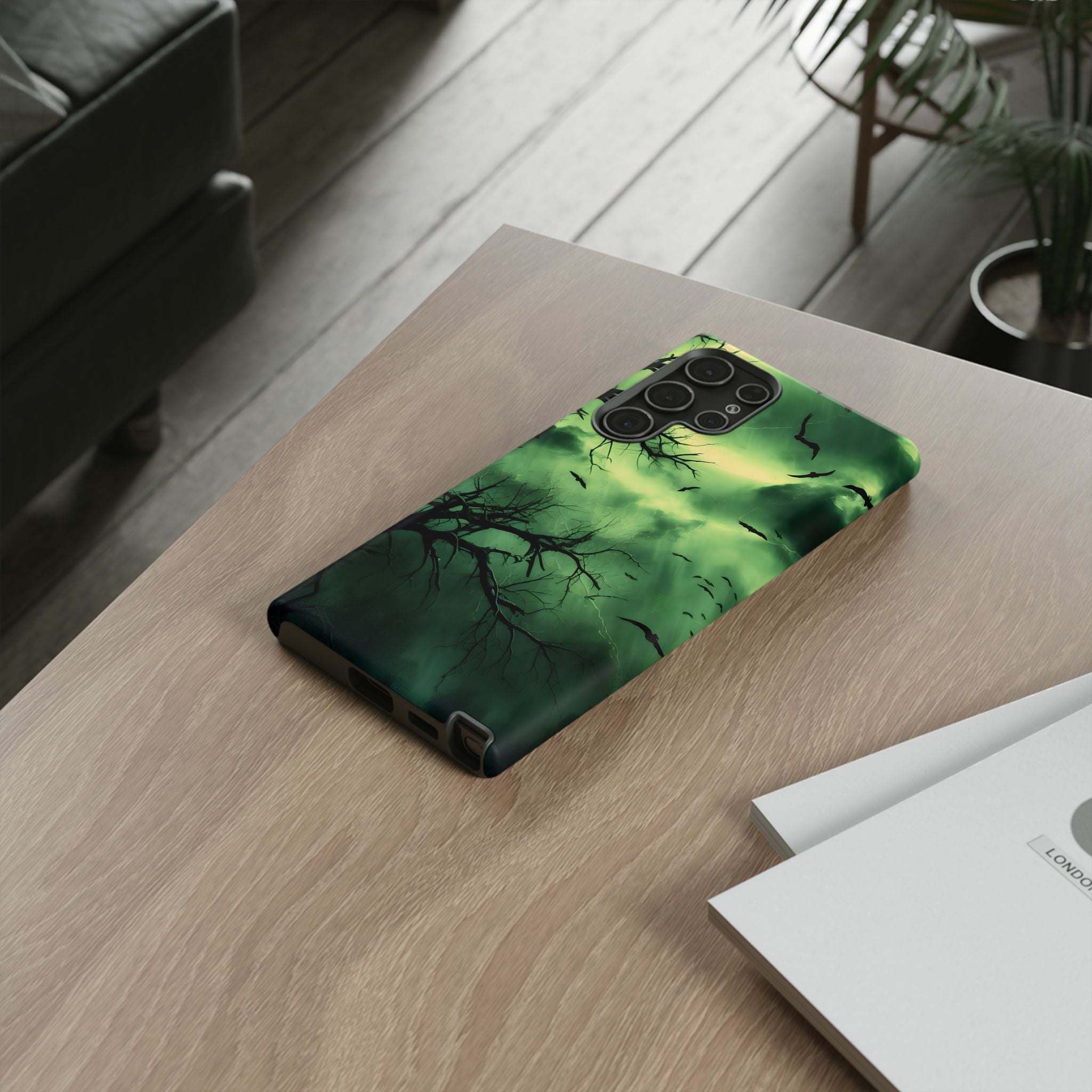 Gothic Green Forest Samsung Case