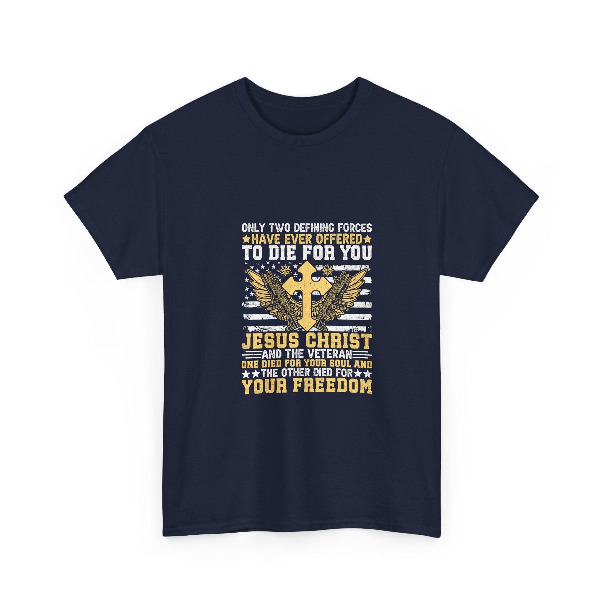 Veteran & Jesus: Faith & Freedom Tee