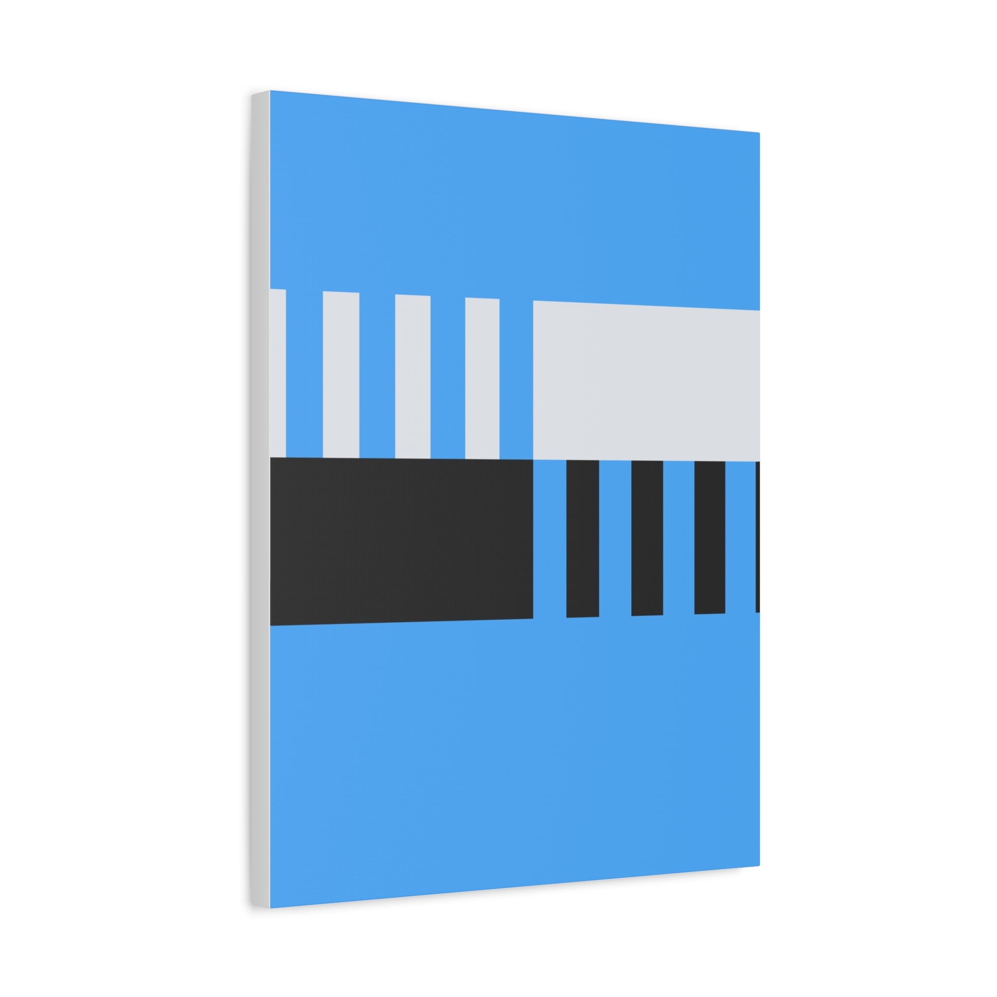 Abstract Geometric Bridge Canvas Art