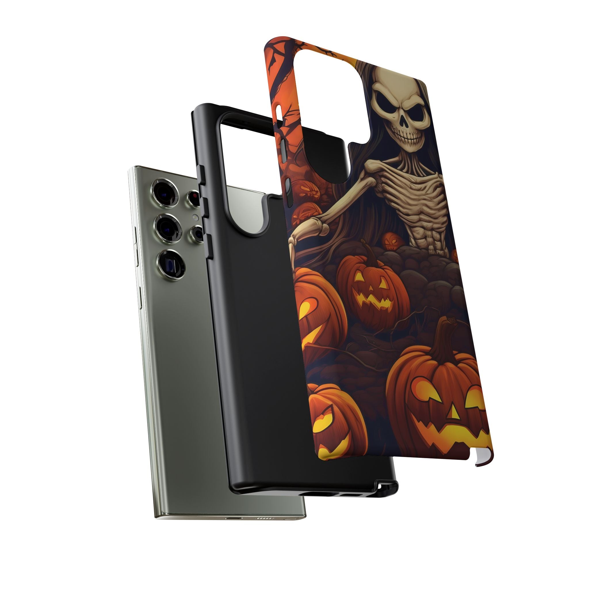 Spooky Skeleton Halloween Samsung Case