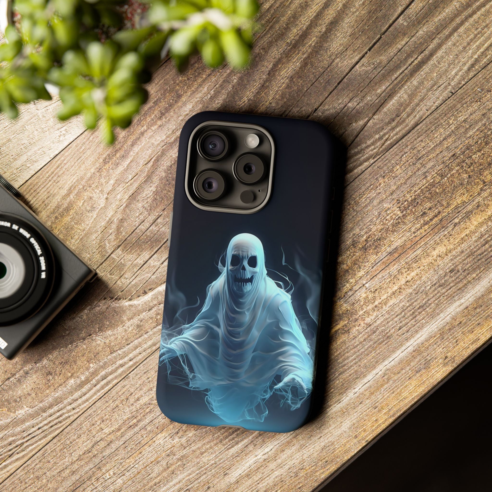 Ethereal Ghost Hexagon iPhone Case