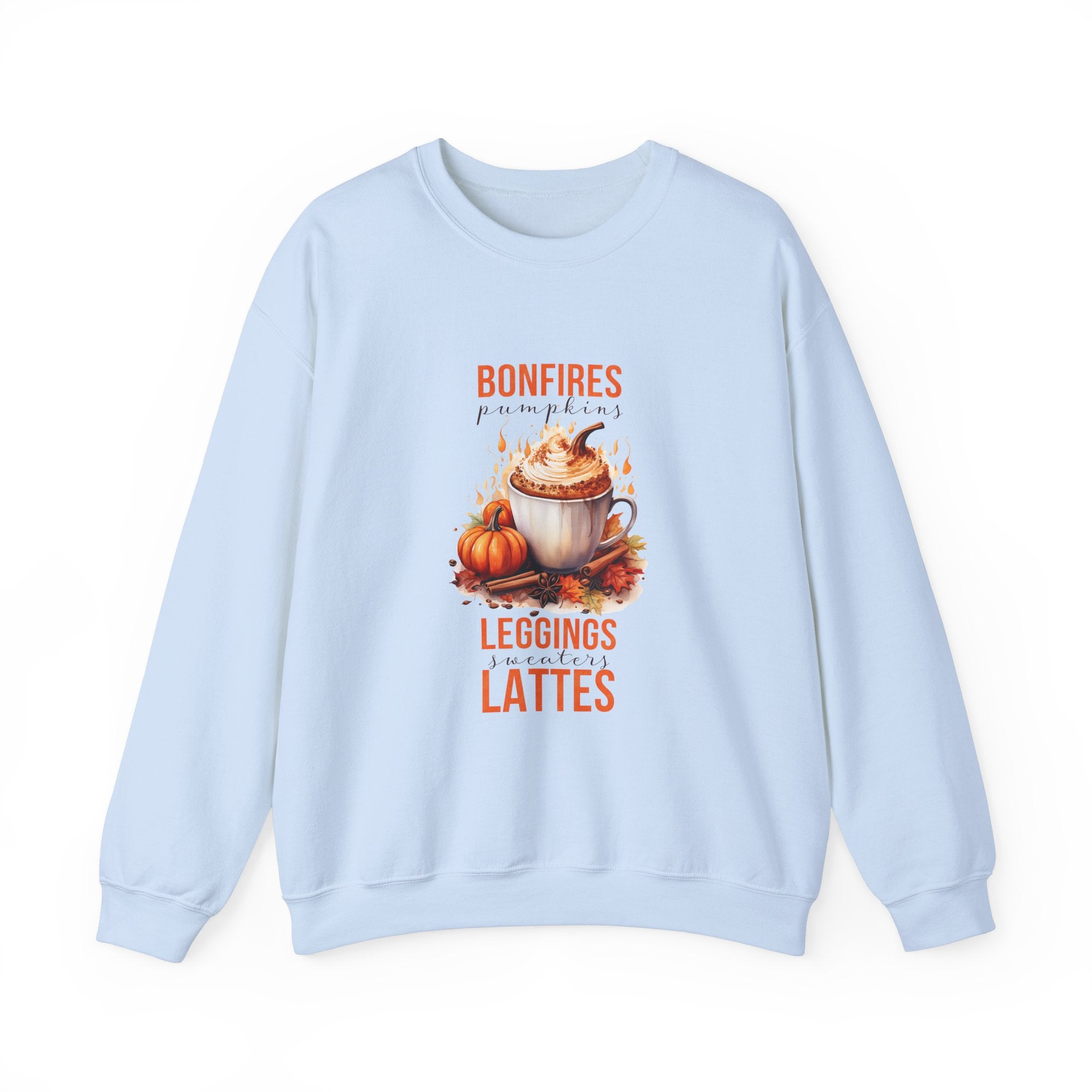 Cozy Autumn Bonfire Pumpkin Sweatshirt