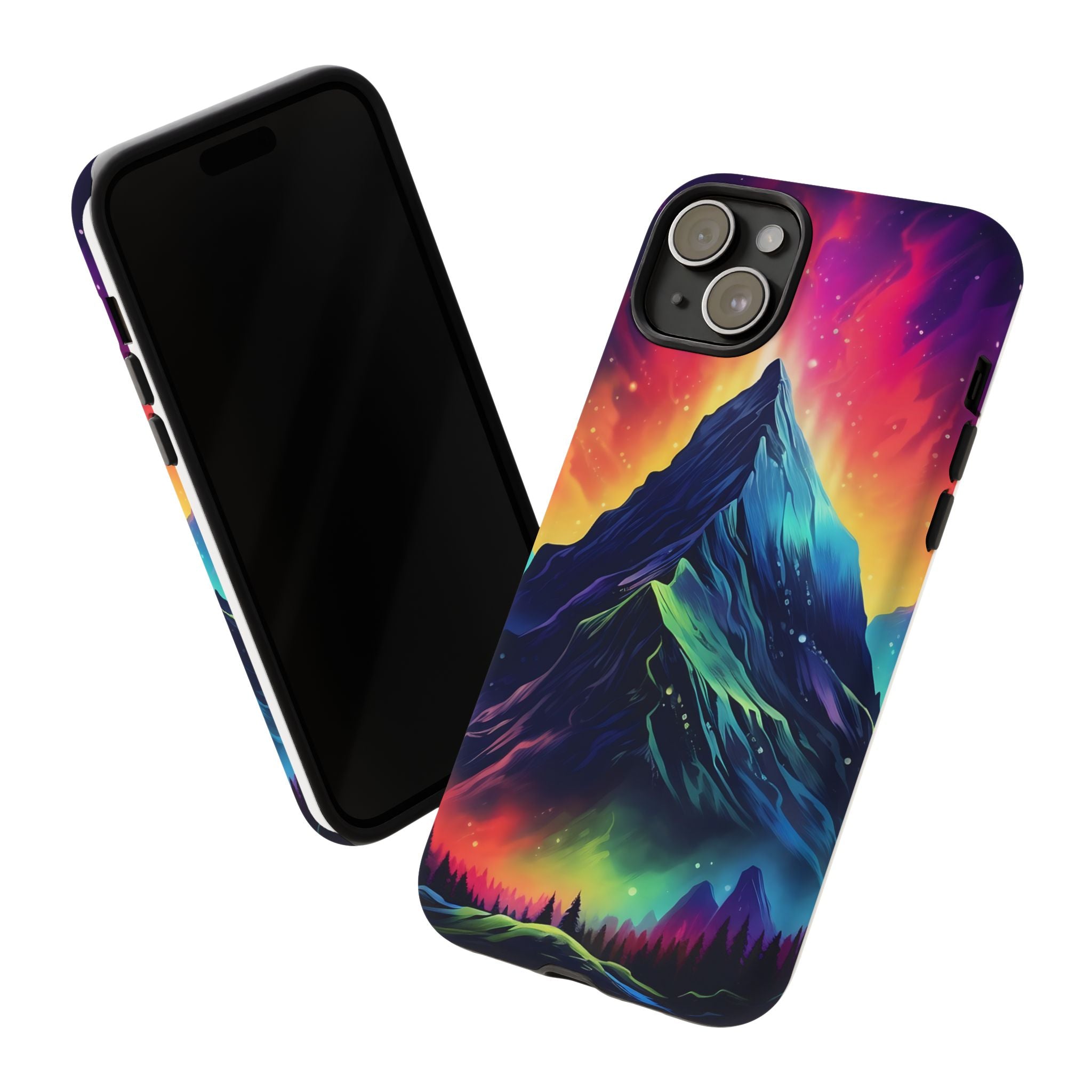 Cosmic Mountain iPhone Case - Hexagon Stone