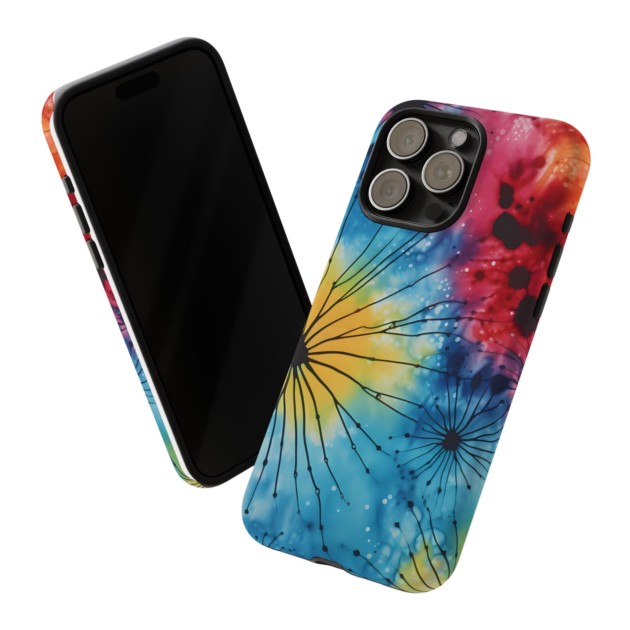 Cosmic Bloom Hexagon Stone iPhone Case