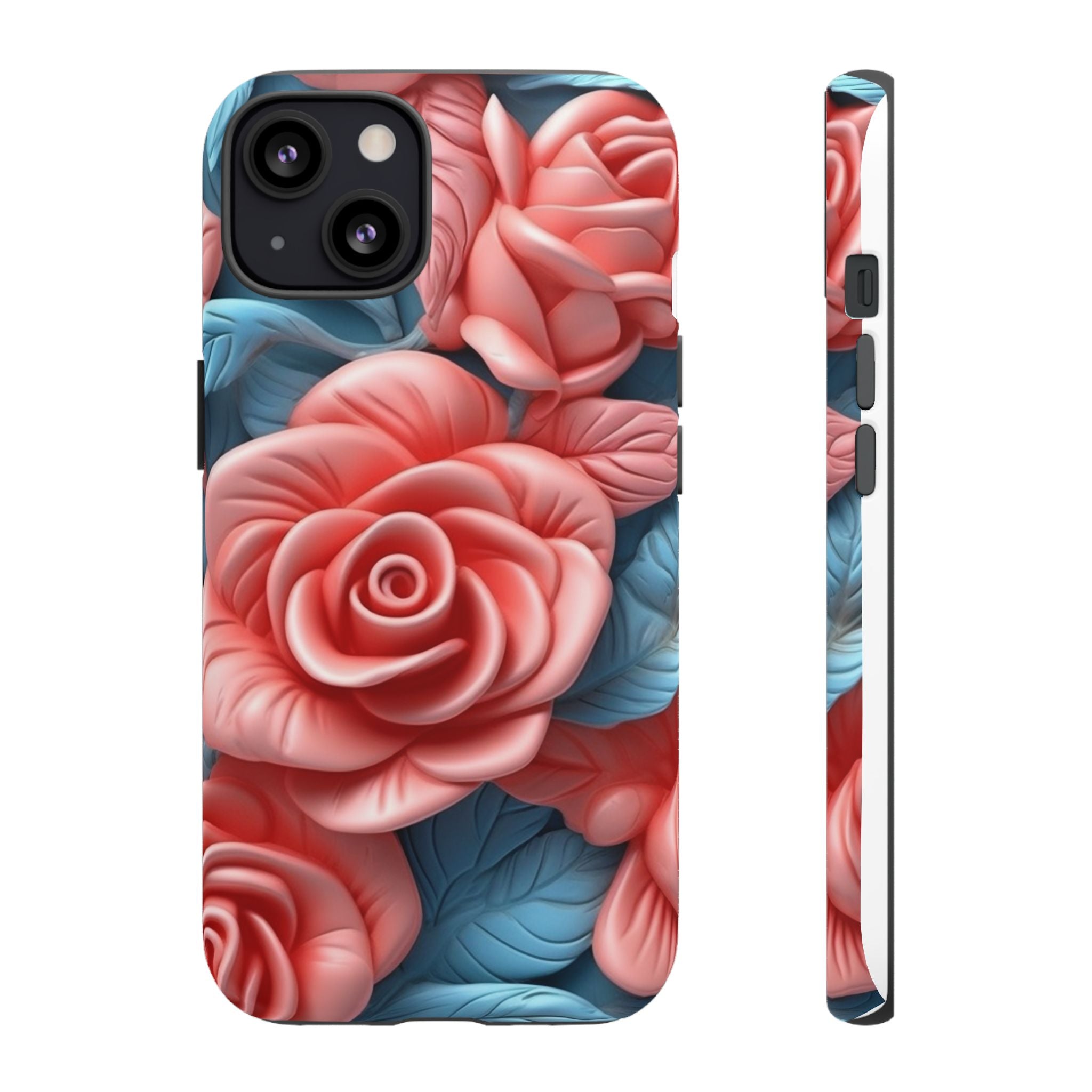 Stylized Floral iPhone Case - Hexagon Stone