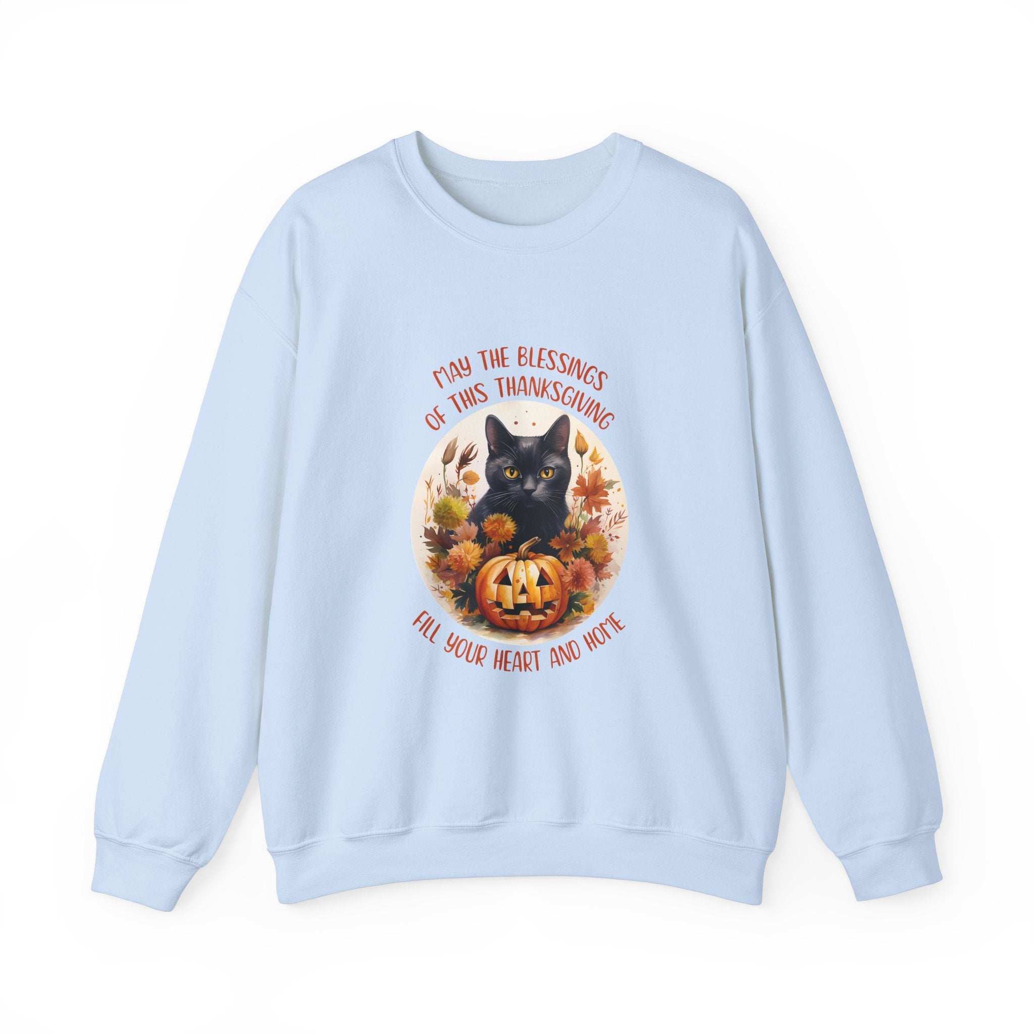 Spooky Thanksgiving Cat Sweatshirt