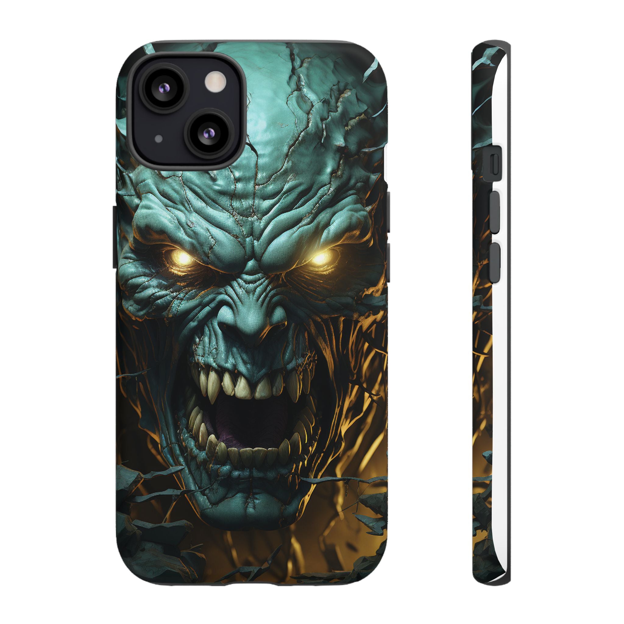 Monstrous Roar Hexagon Stone iPhone Case