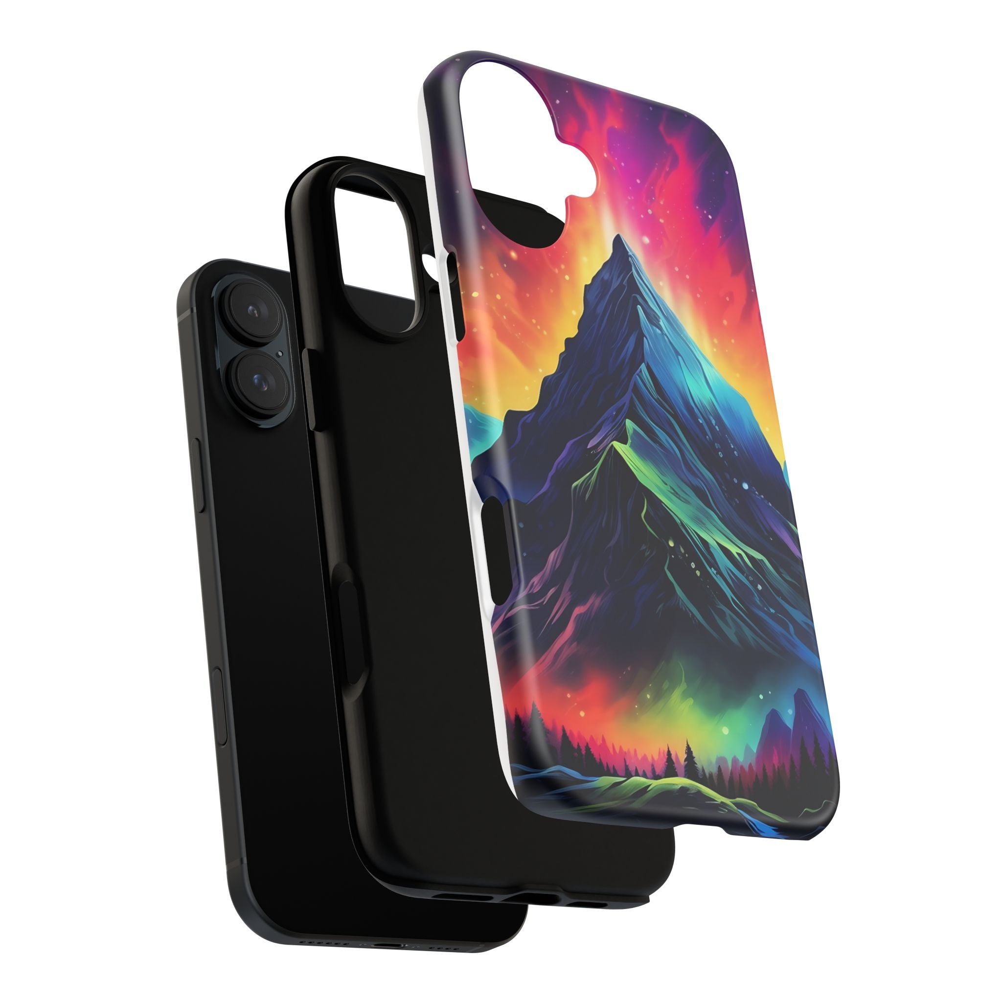 Cosmic Mountain iPhone Case - Hexagon Stone