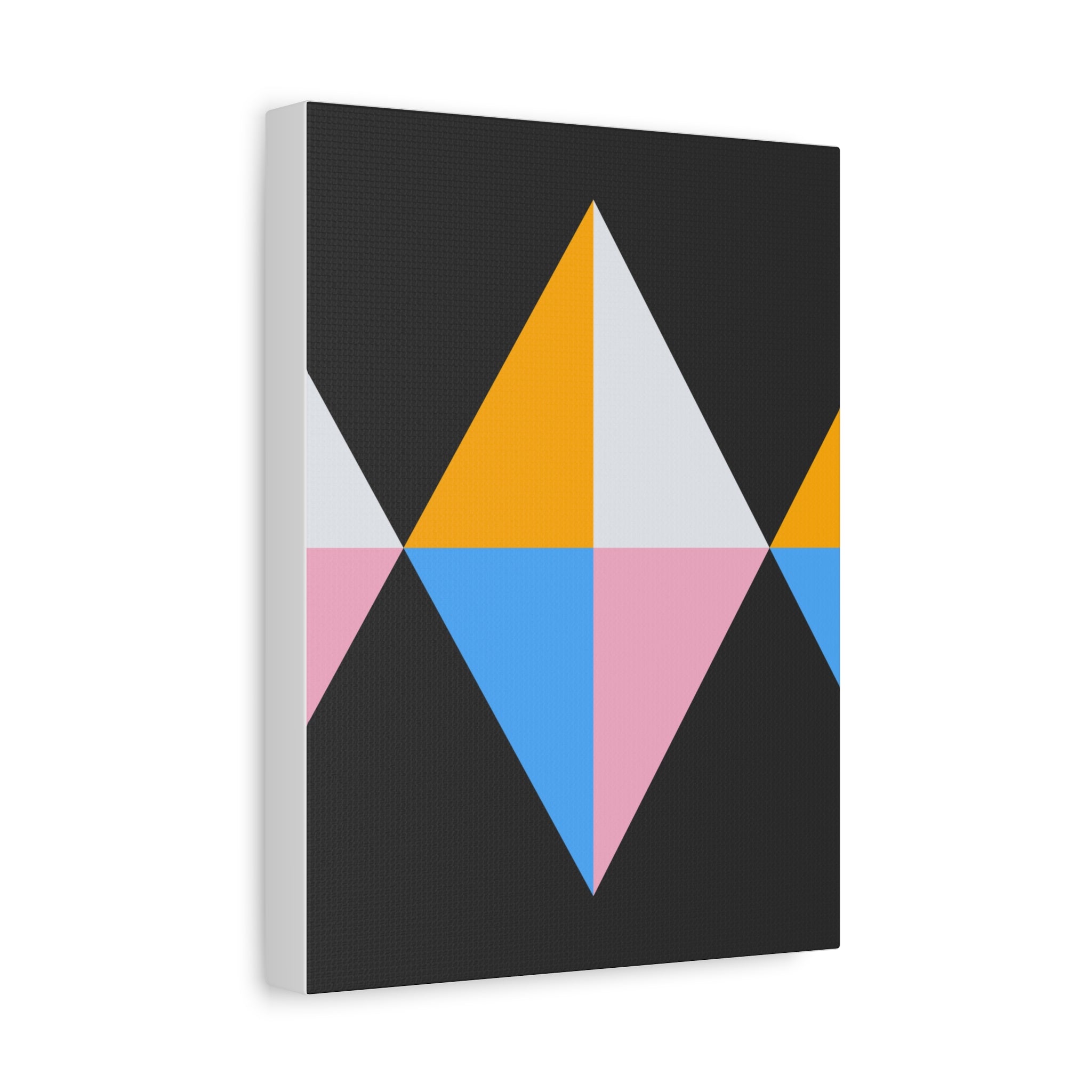 Geometric Triangle Canvas Wall Art