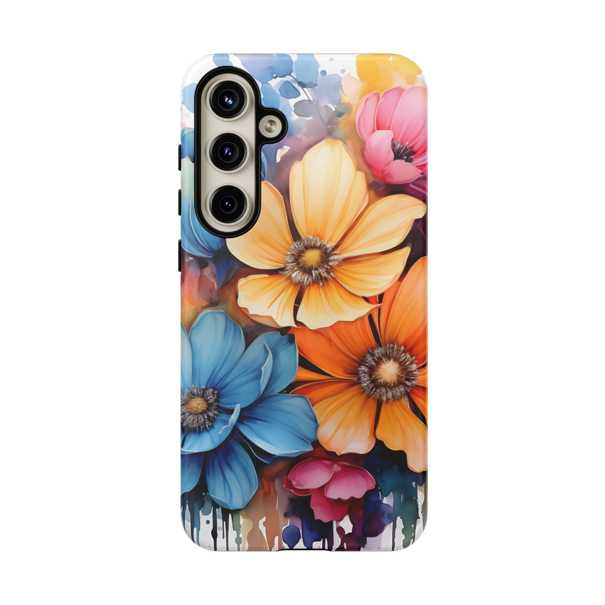 Vibrant Floral Watercolor Samsung Case