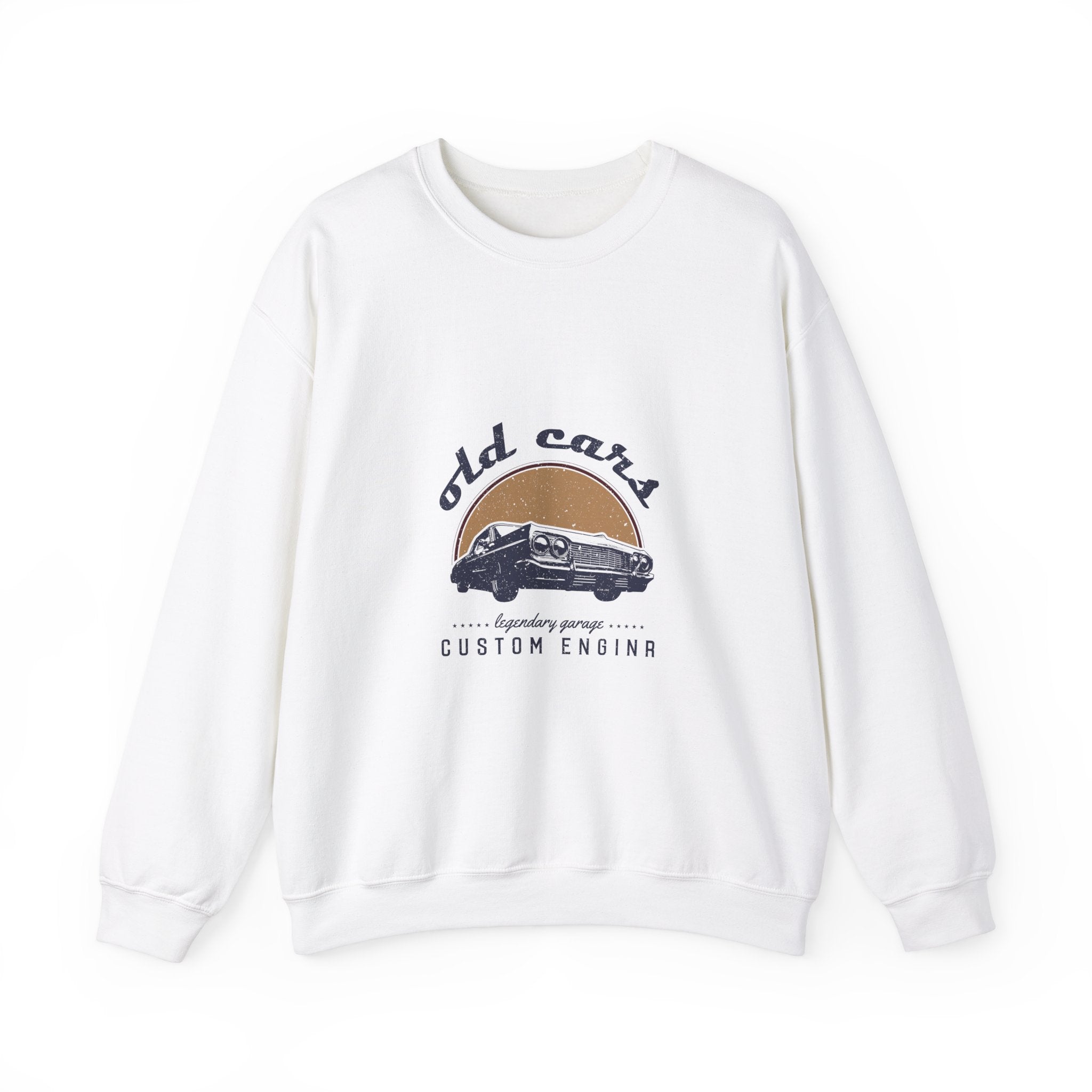 Vintage Cars Sweatshirt: Legendary Garage