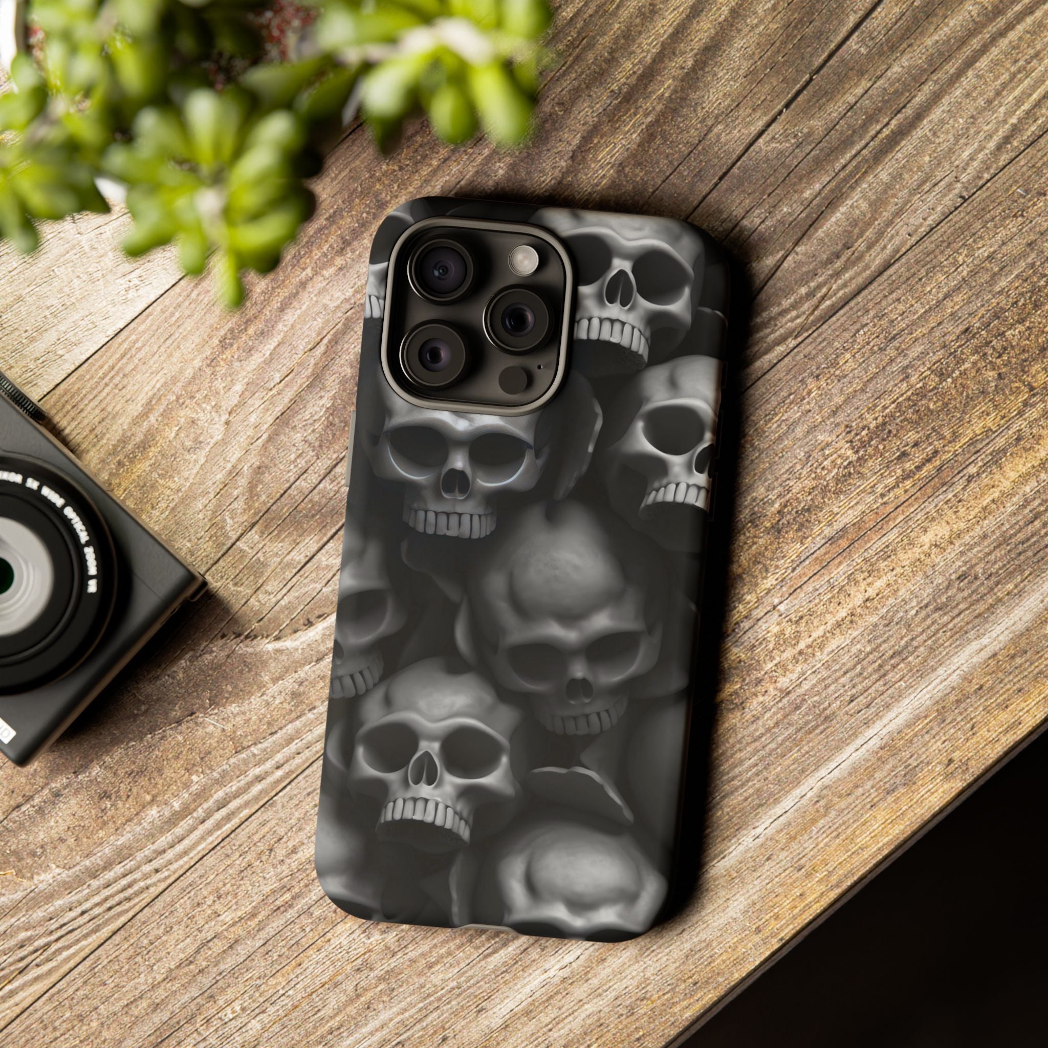 Memento Mori: Hexagon Stone iPhone Case