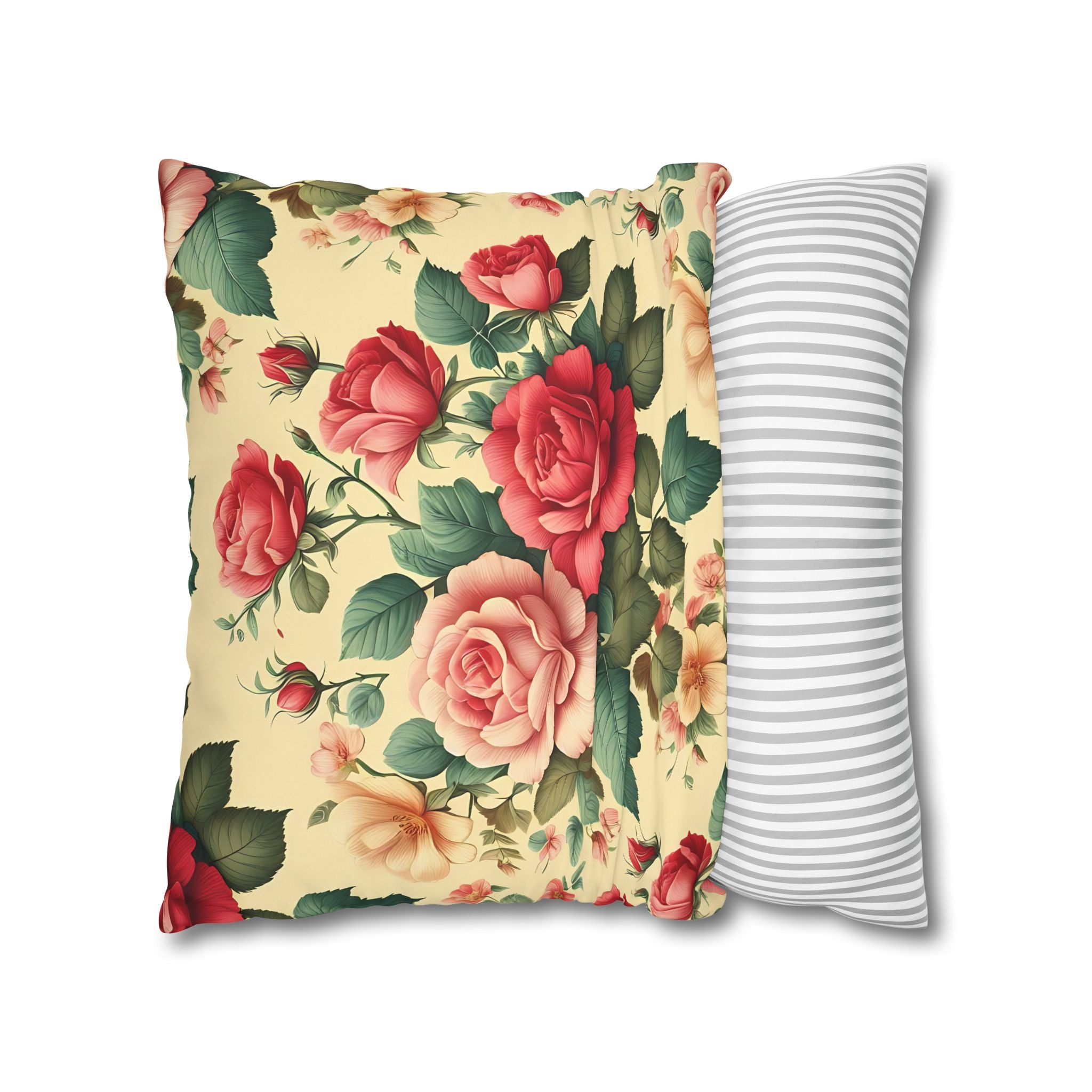 Vintage Rose Pillowcase - Floral Print