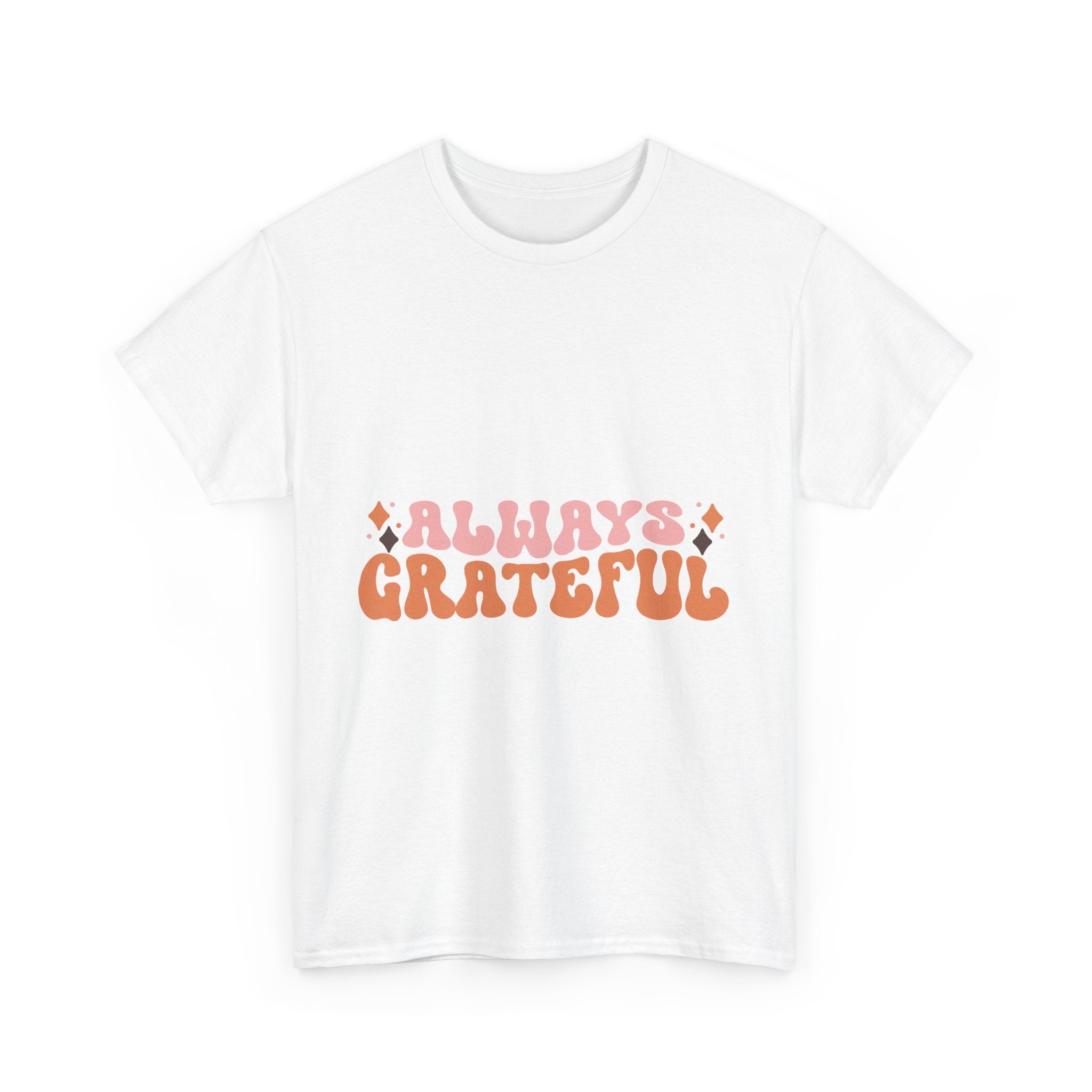 Always Grateful Retro 70s Thanksgiving Tee