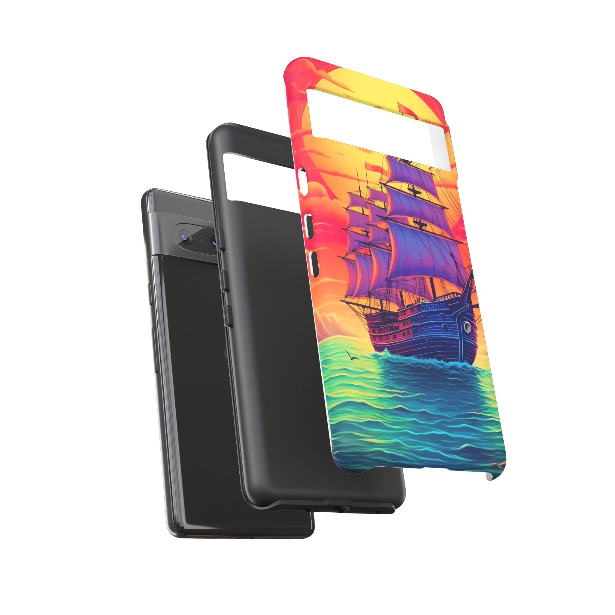 Sunset Galleon Google Pixel Case (All Models)