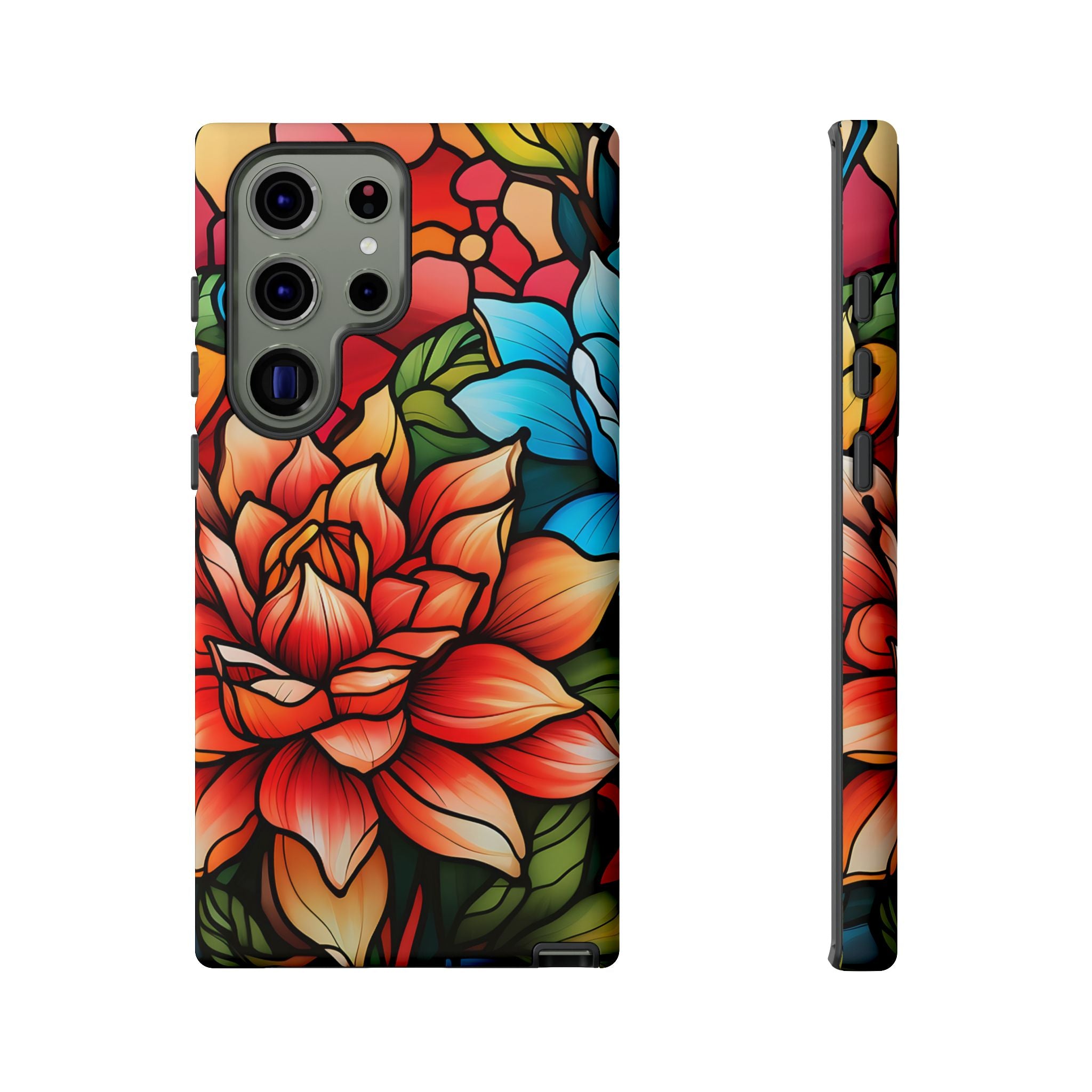 Stained Glass Floral Samsung Case