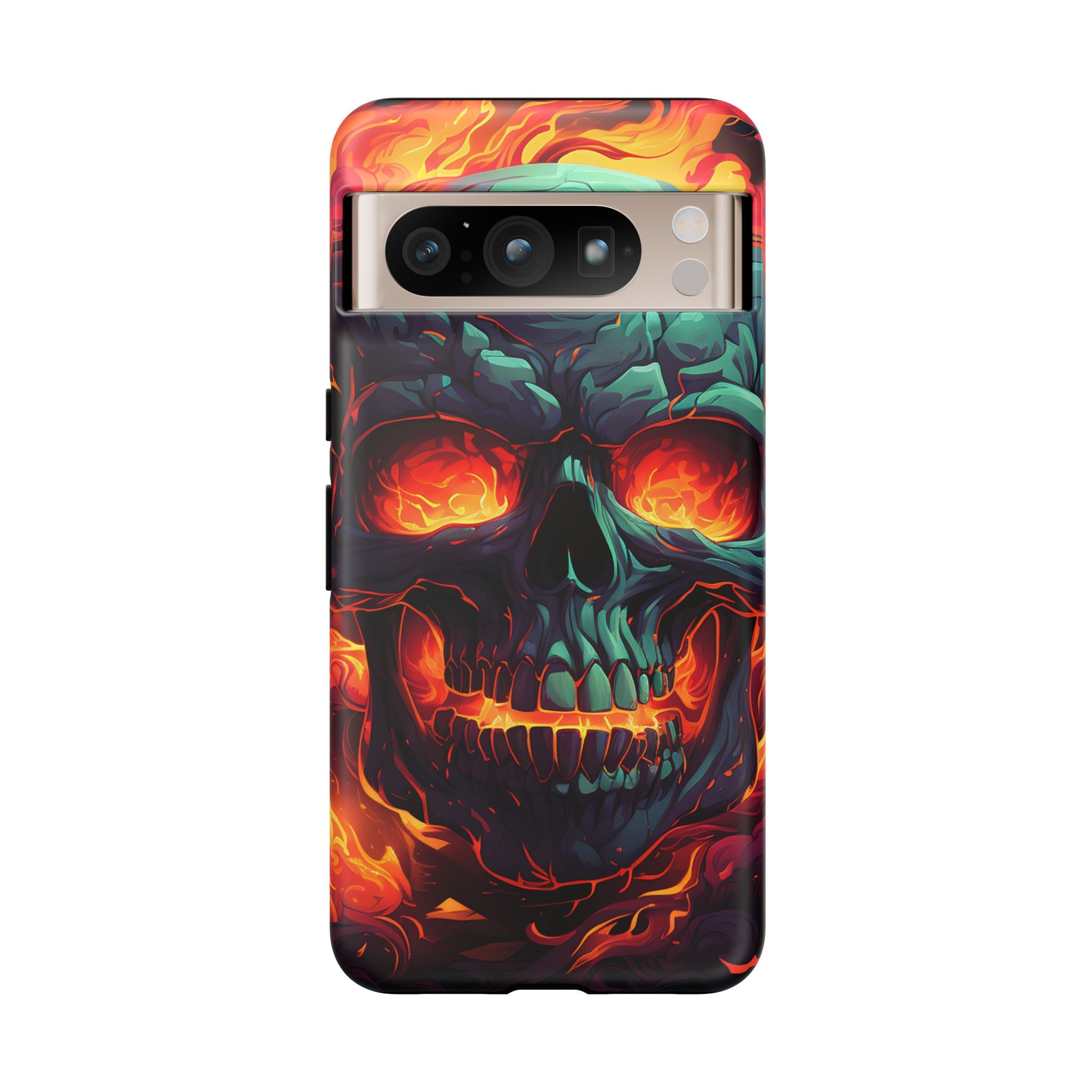 Fiery Skull Google Google Pixel Case (All Models)