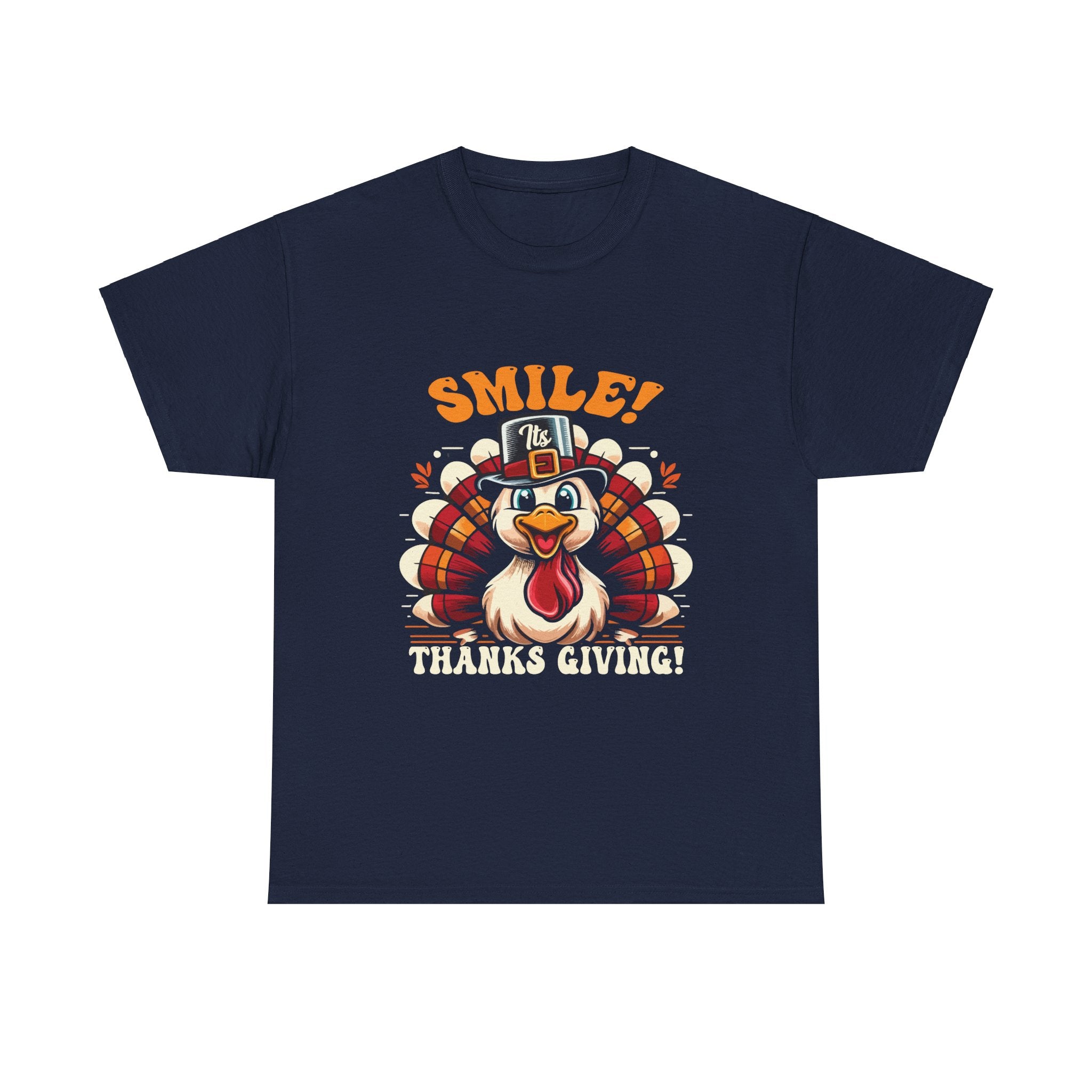 Smiling Turkey Thanksgiving T-Shirt