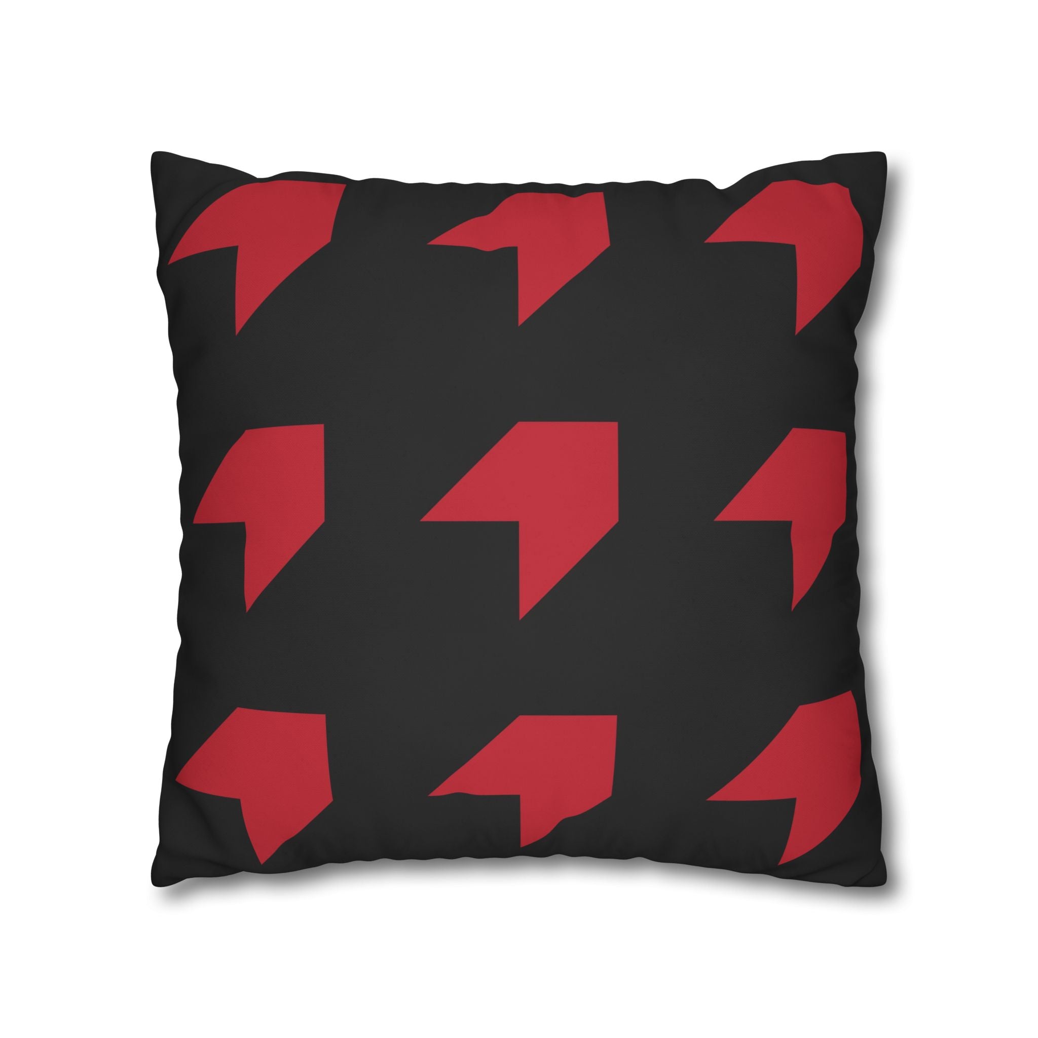 Geometric Arrow Red Pillowcase