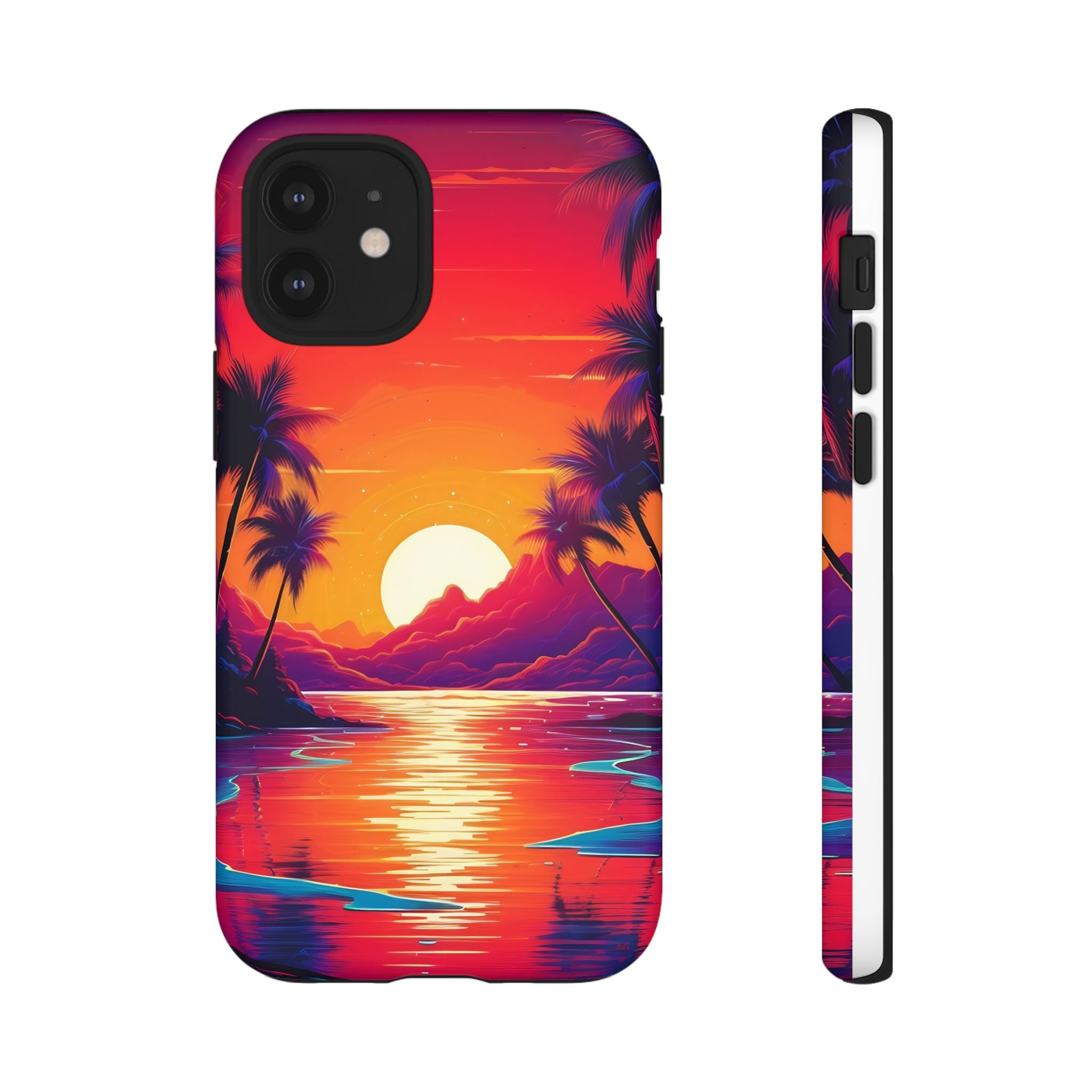 Sunset Beach Hexagon iPhone Case