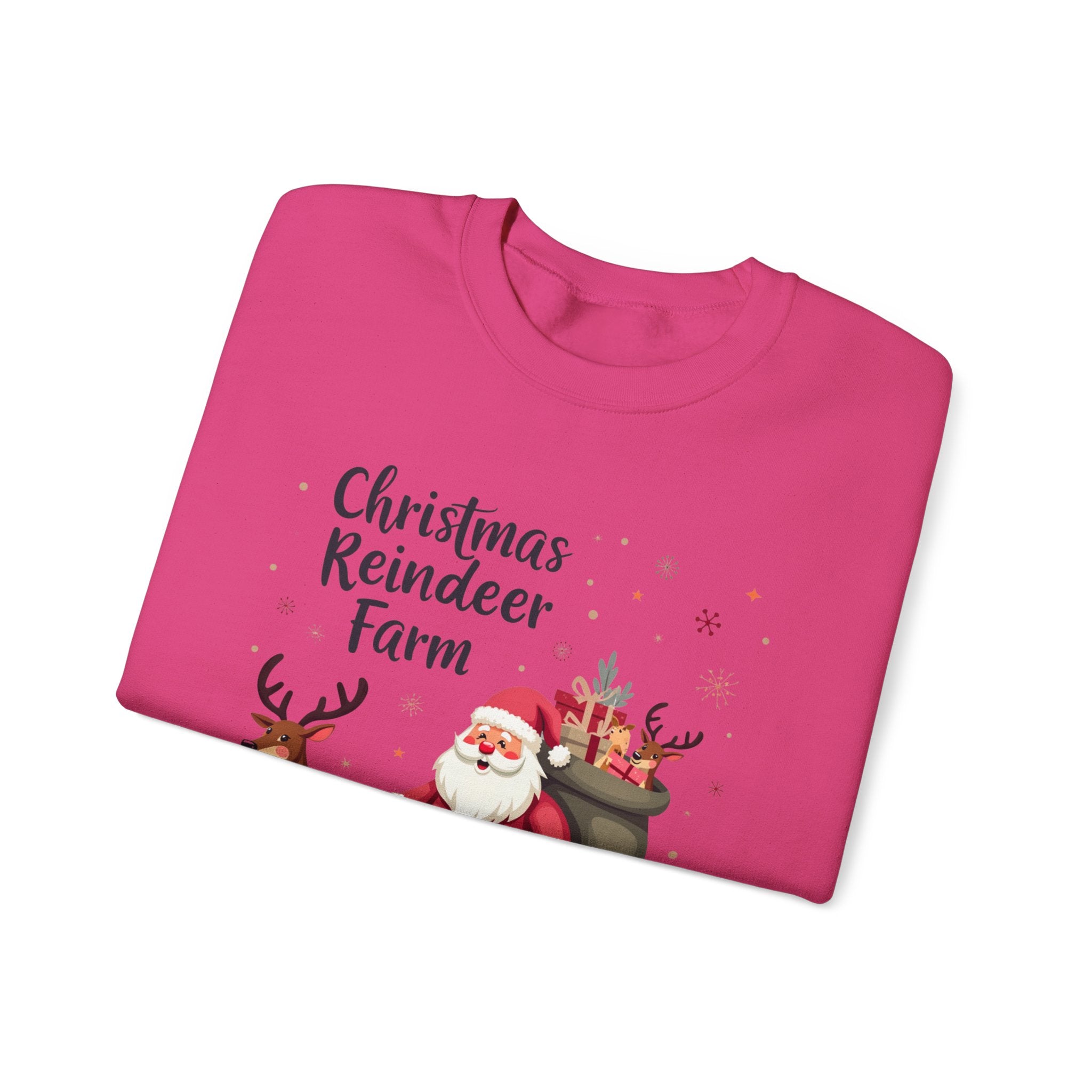 Christmas Reindeer Farm Sweatshirt