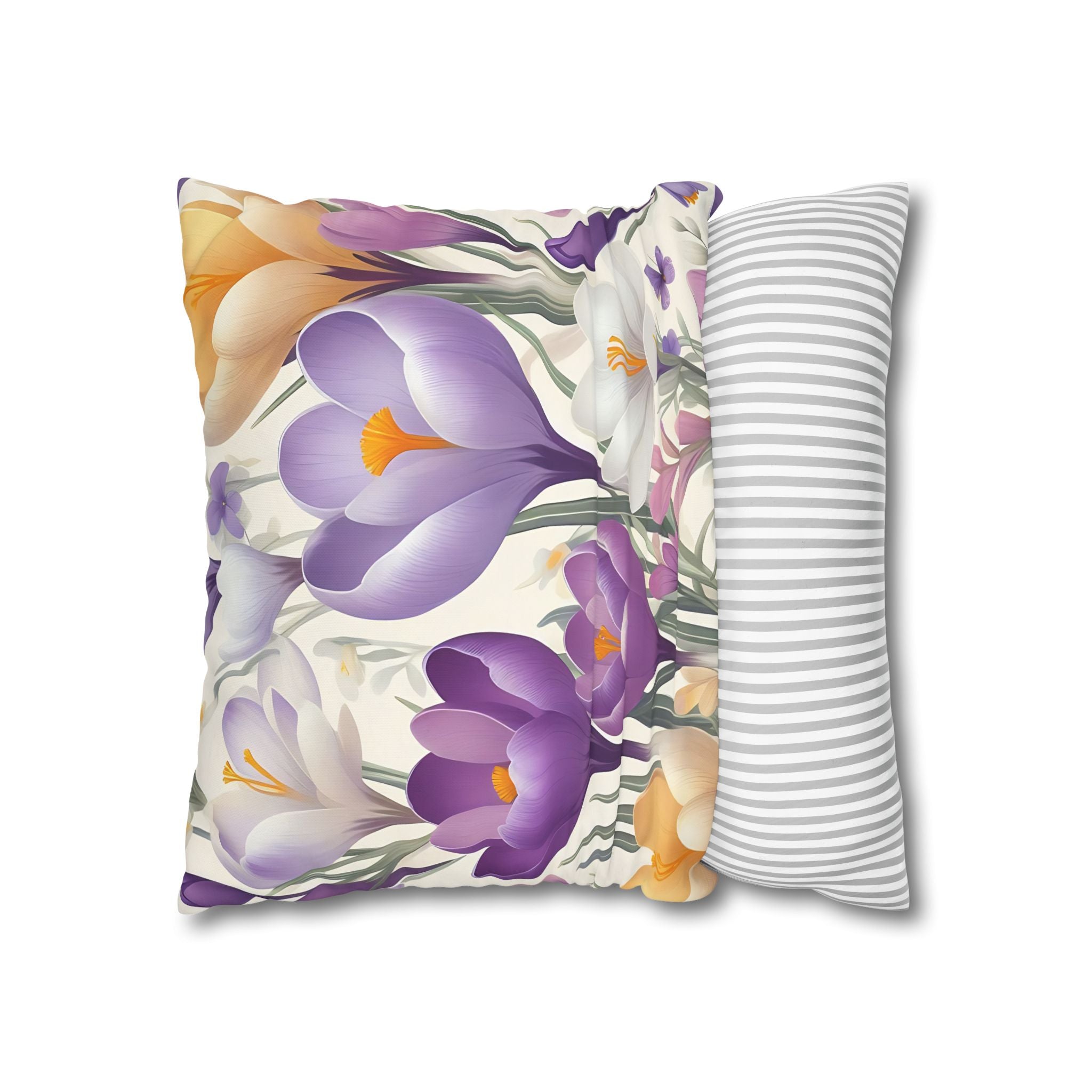 Floral Crocus Pillowcase - Botanical Bloom