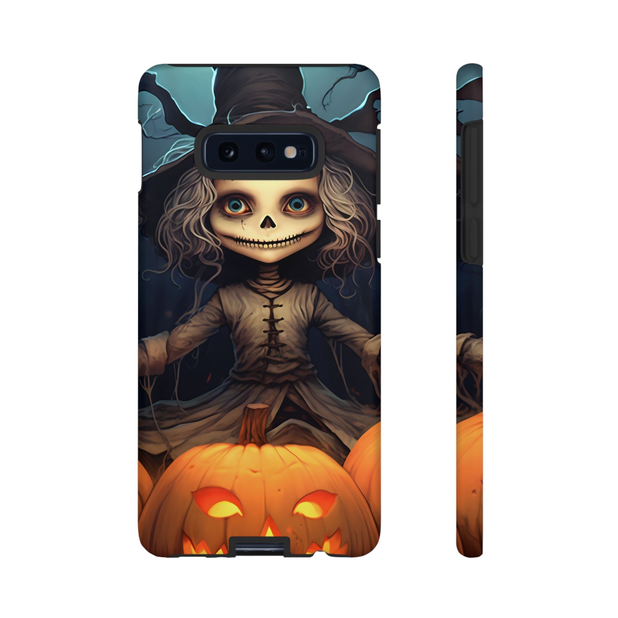 Spooky Skull Girl Halloween Samsung Case