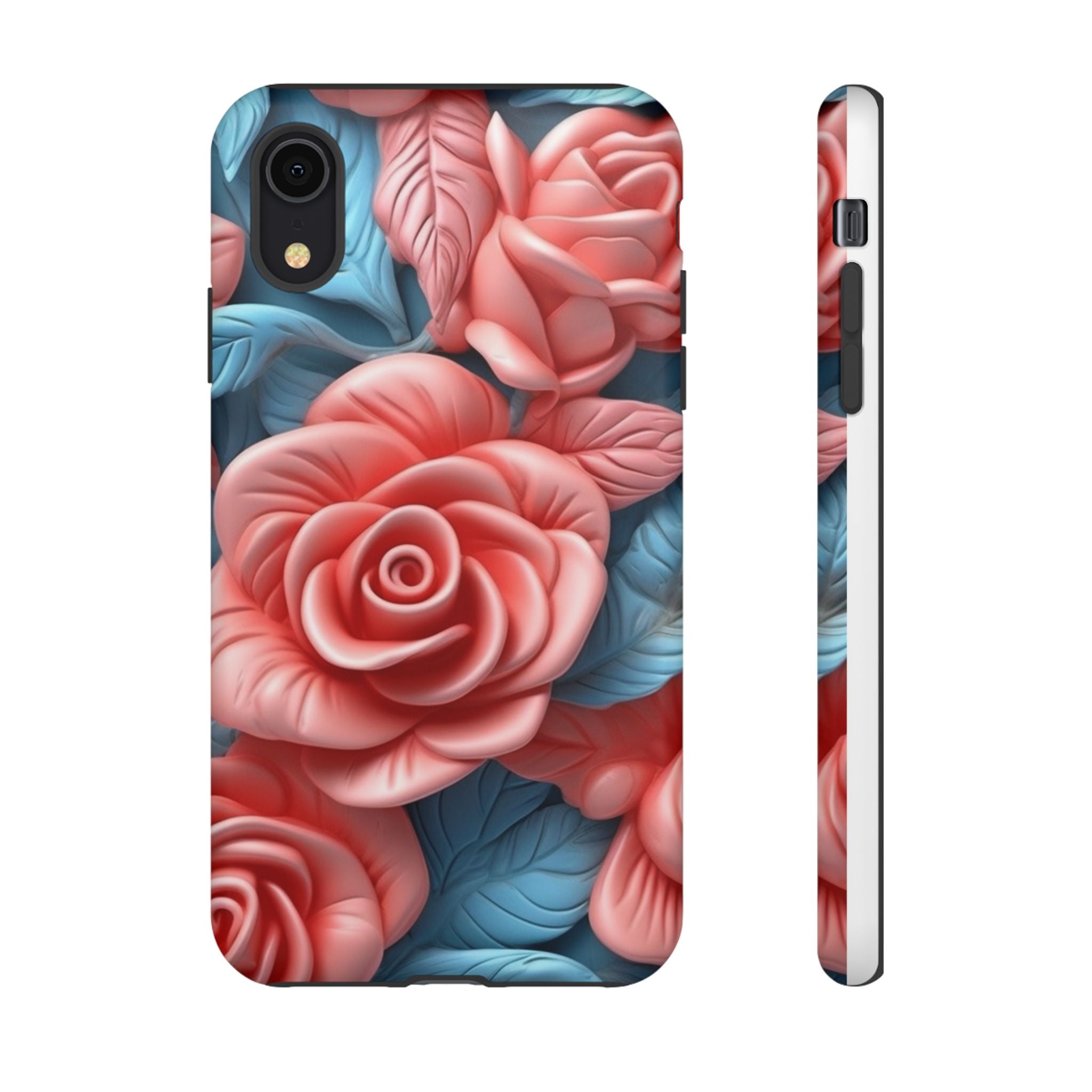 Stylized Floral iPhone Case - Hexagon Stone